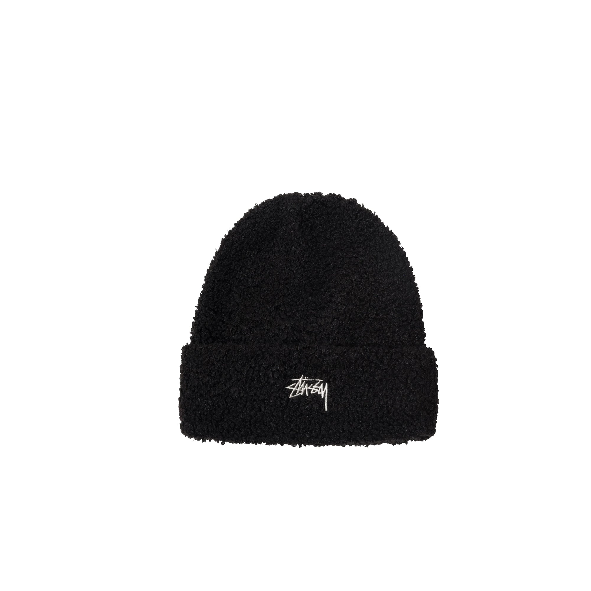 Stussy Mens Boucle Fleece Beanie 'Black'
