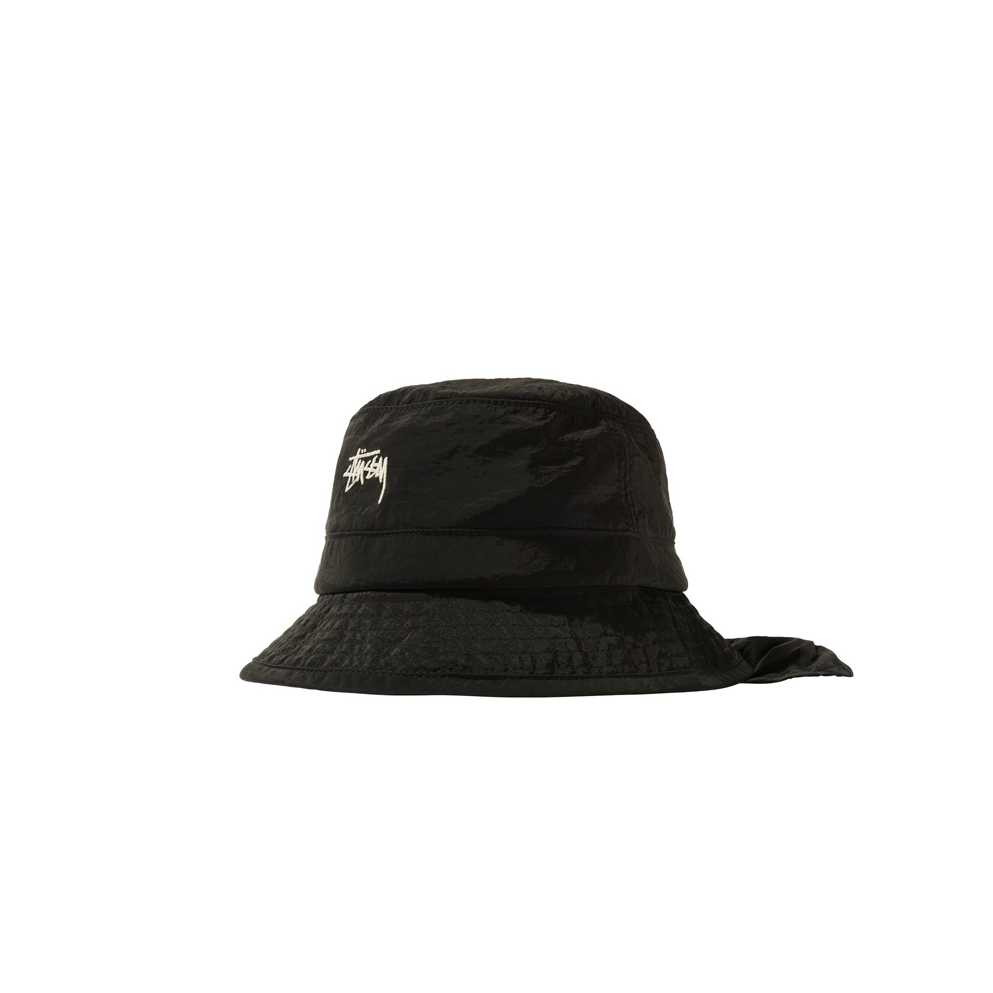 STUSSY METALLIC NYLON BUNGEE BUCKET