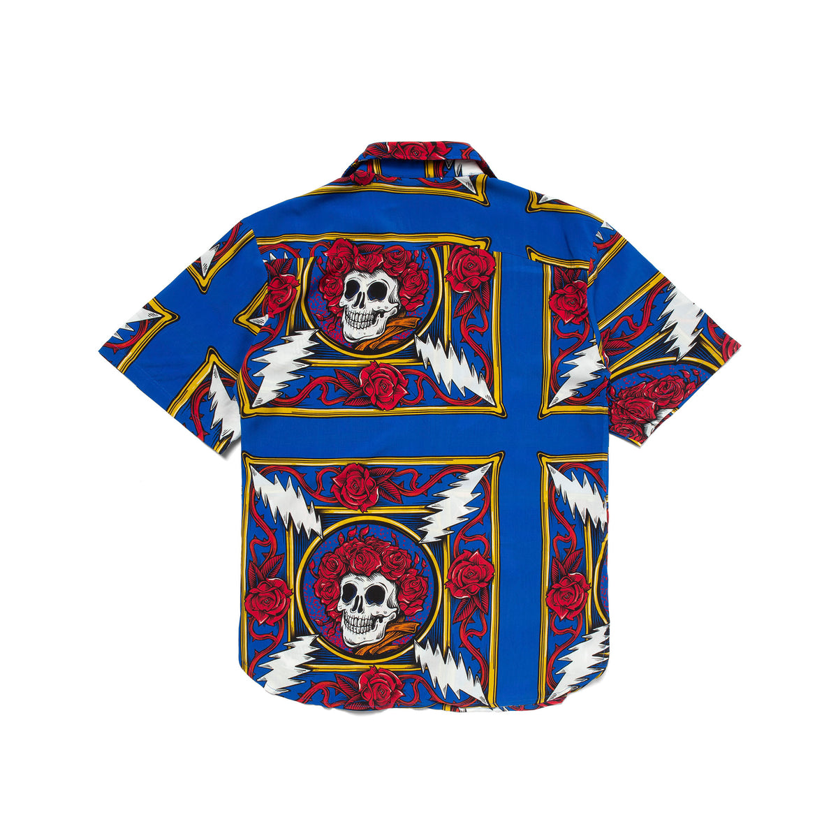 Chinatown Market Mens 'Multi' Border Bandana SS Button Up Shirt