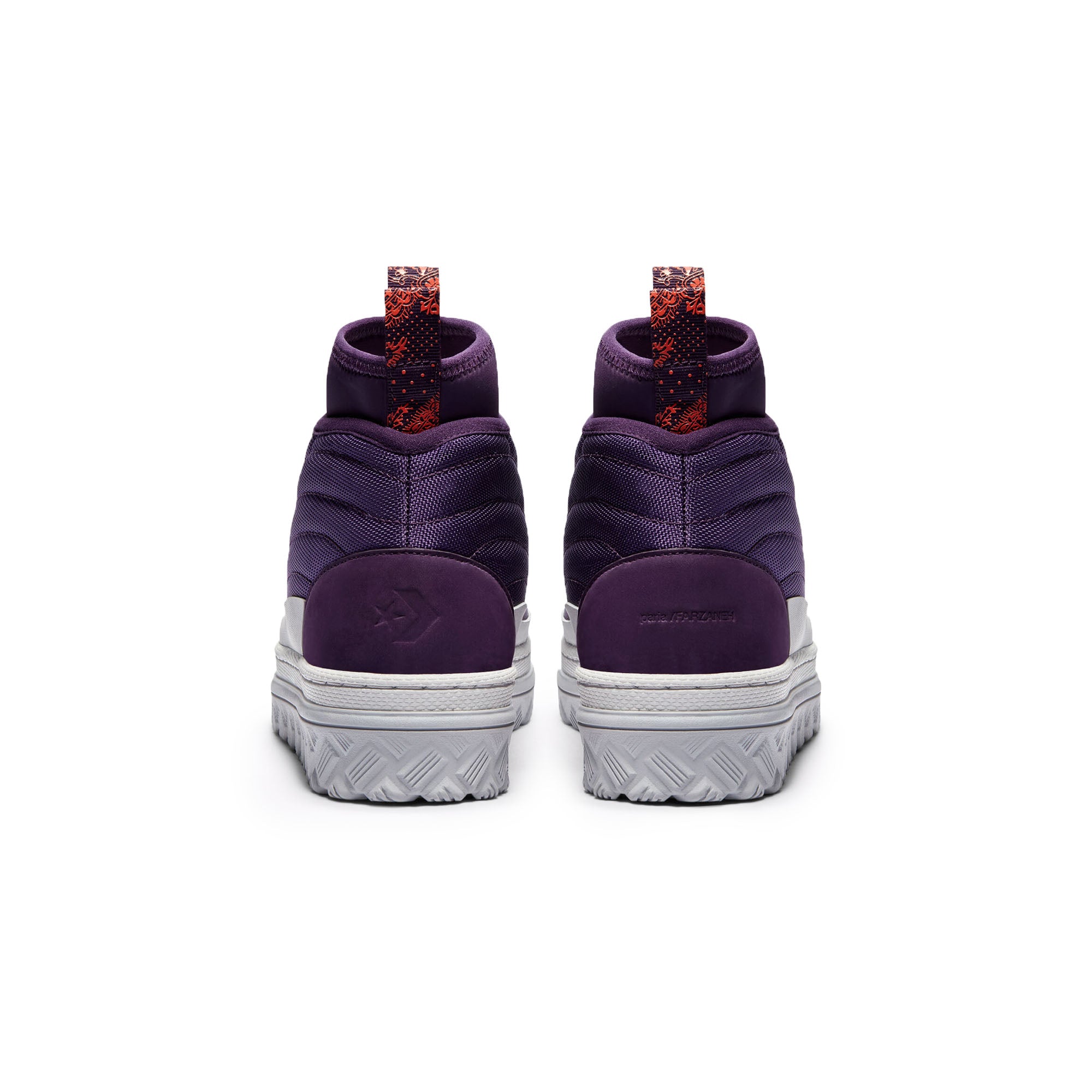 Converse Mens Pro Leather X2 Trek Hi Shoes 'Grape Royal'