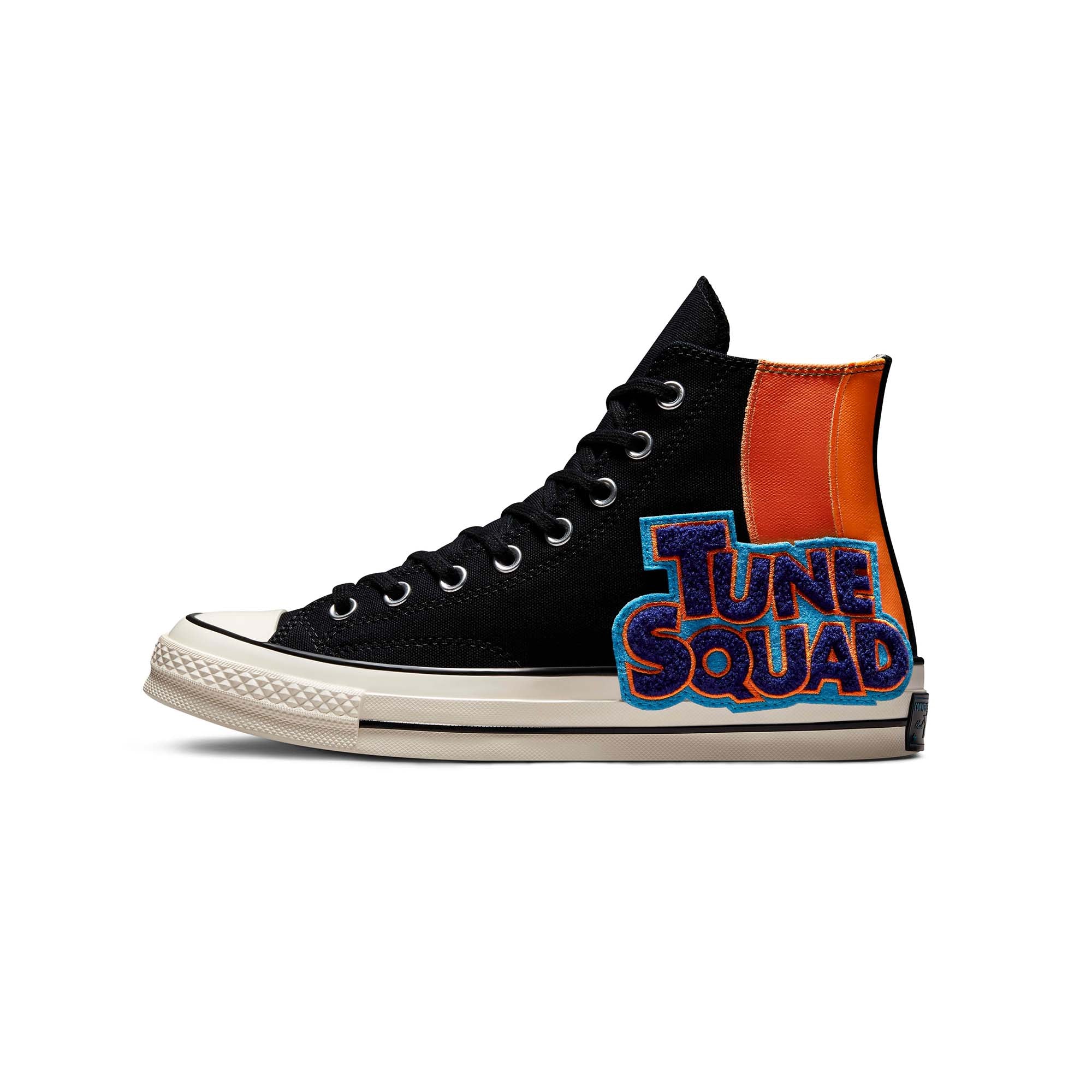 Converse Mens Chuck 70 HI Shoes 'Black/Mantra Orange'