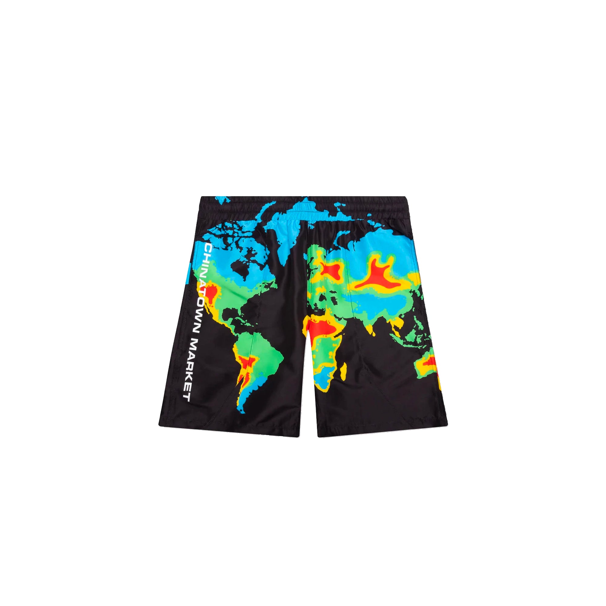 Chinatown Market Mens Global Citizen Nylon Shorts 'Black'