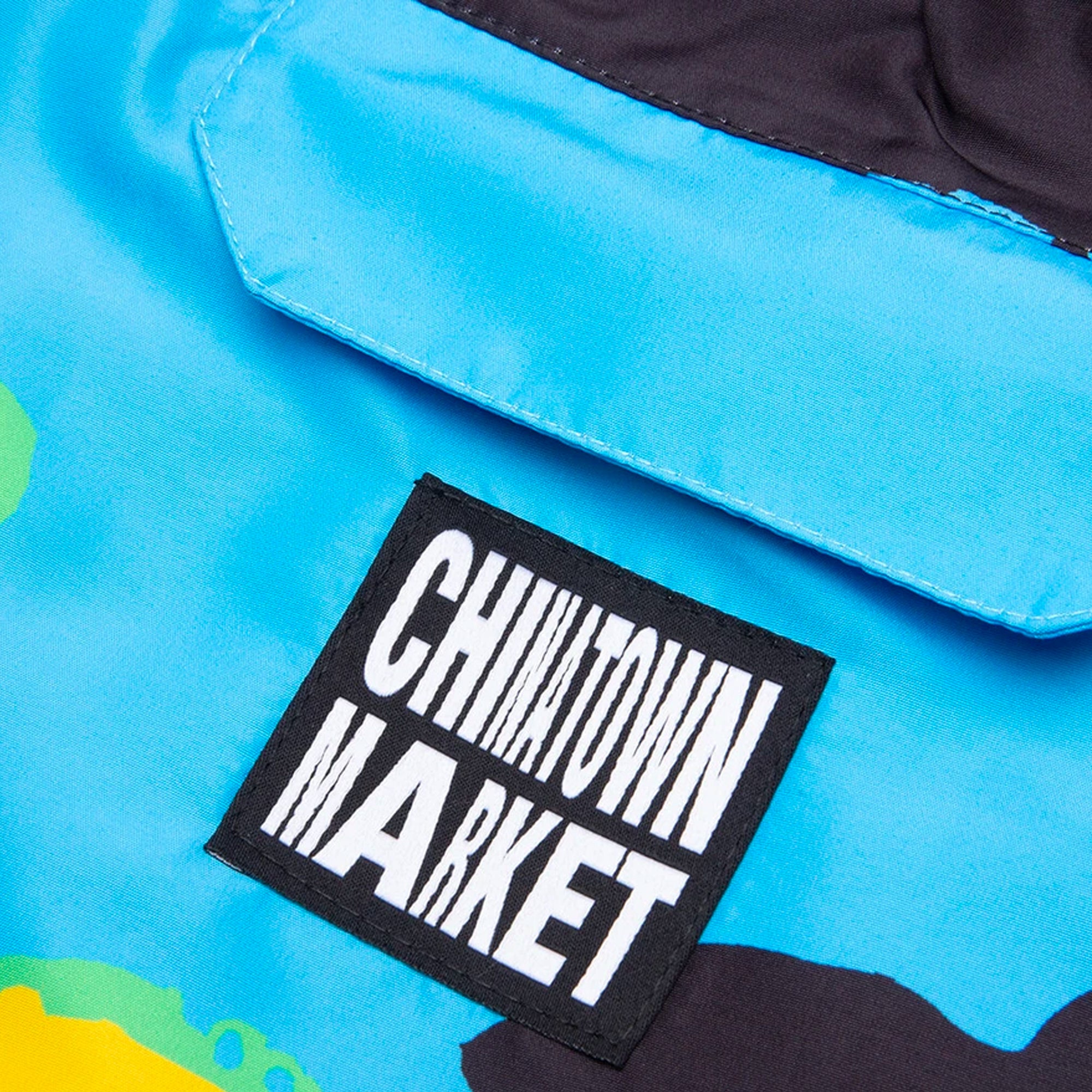 Chinatown Market Mens Global Citizen Nylon Shorts 'Black'
