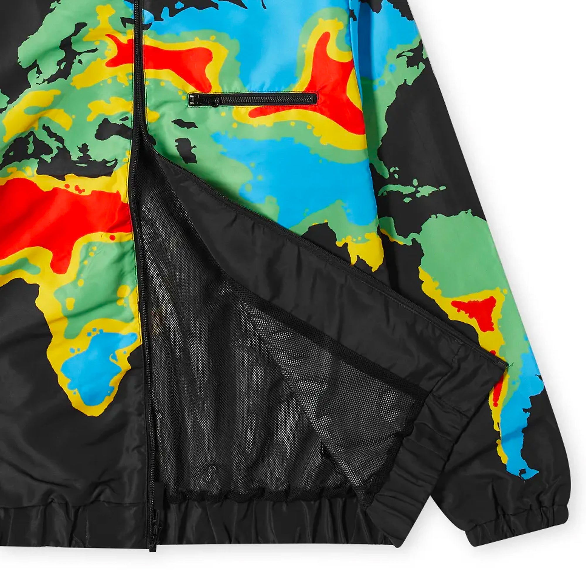 Chinatown Market Nylon Zip Jacket 'Black'