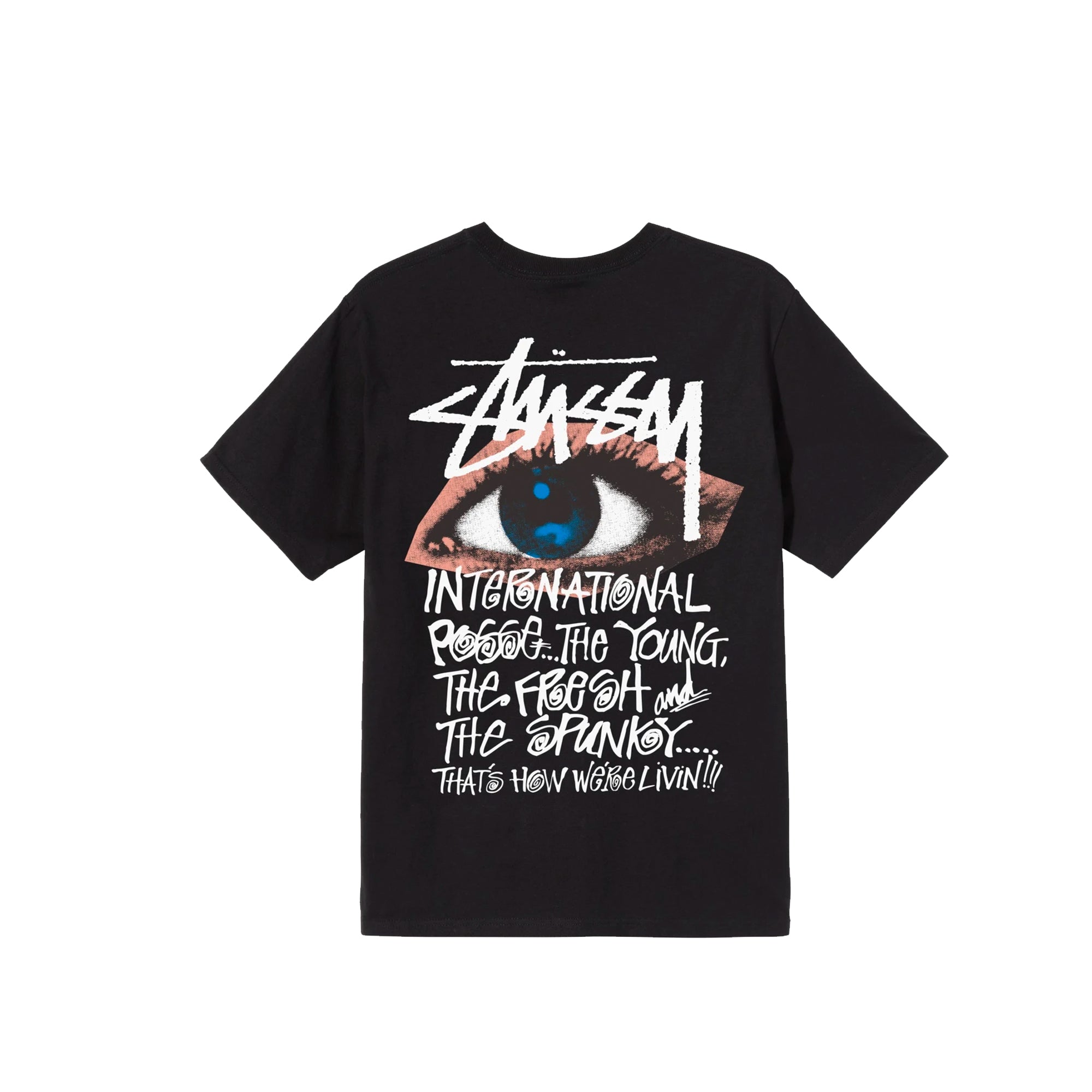 Stussy Men Ocular Black Tee