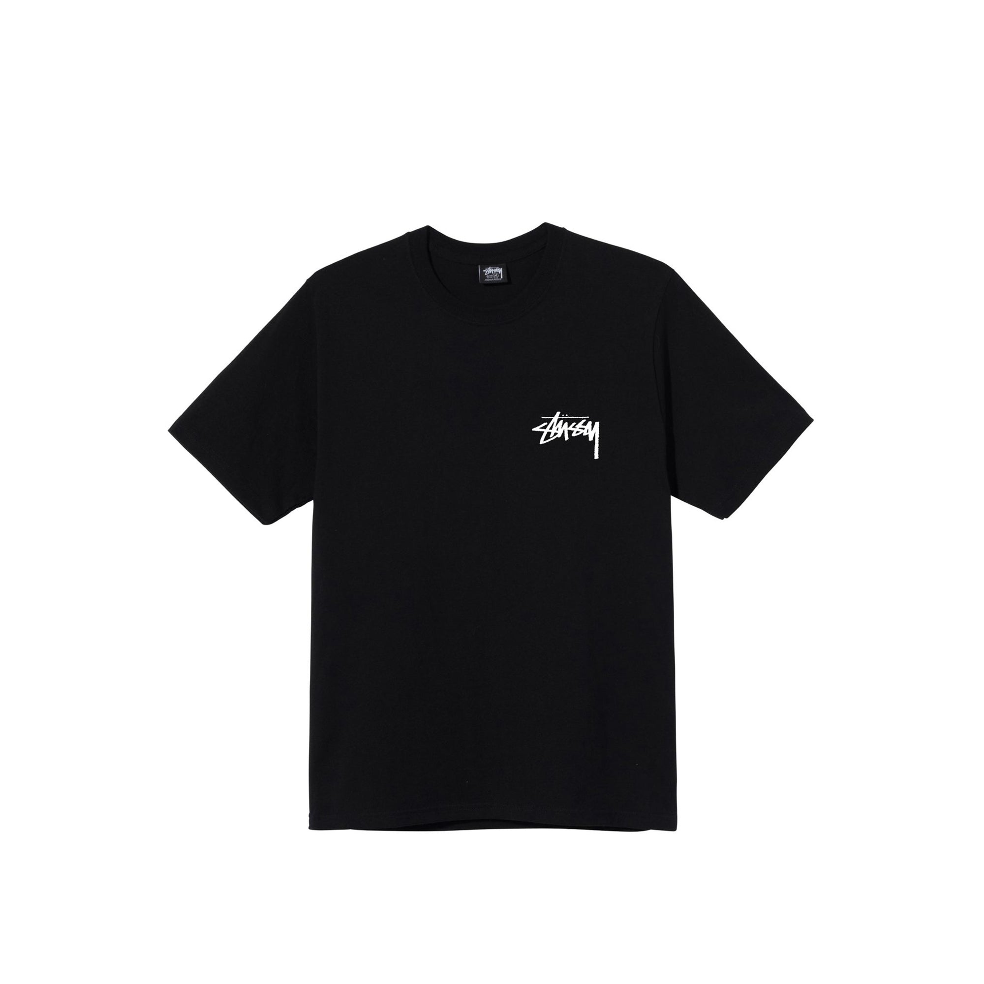 Stussy Mens Peace Sign Black Tee