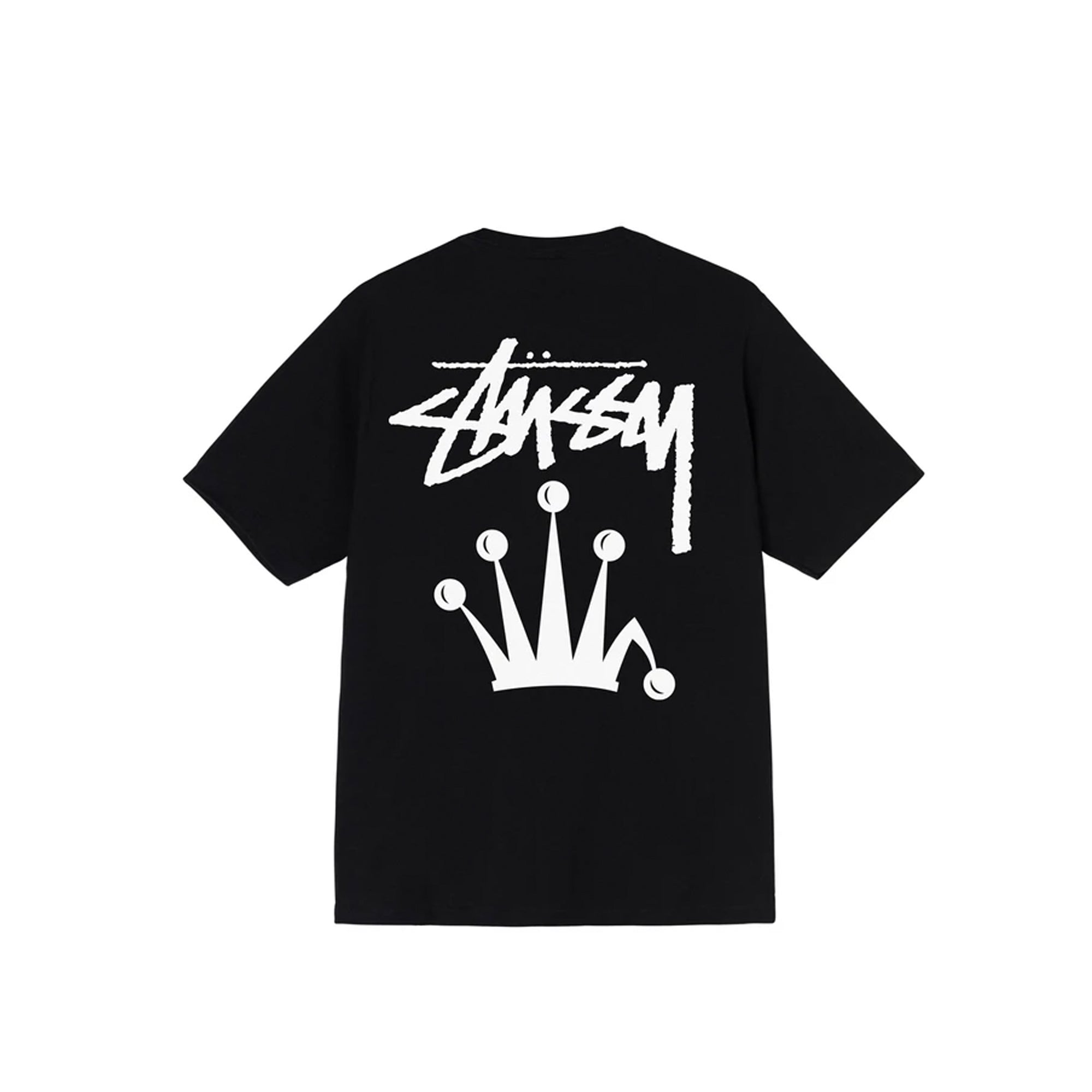 Stussy Mens Stock Crown Tee 'Black'