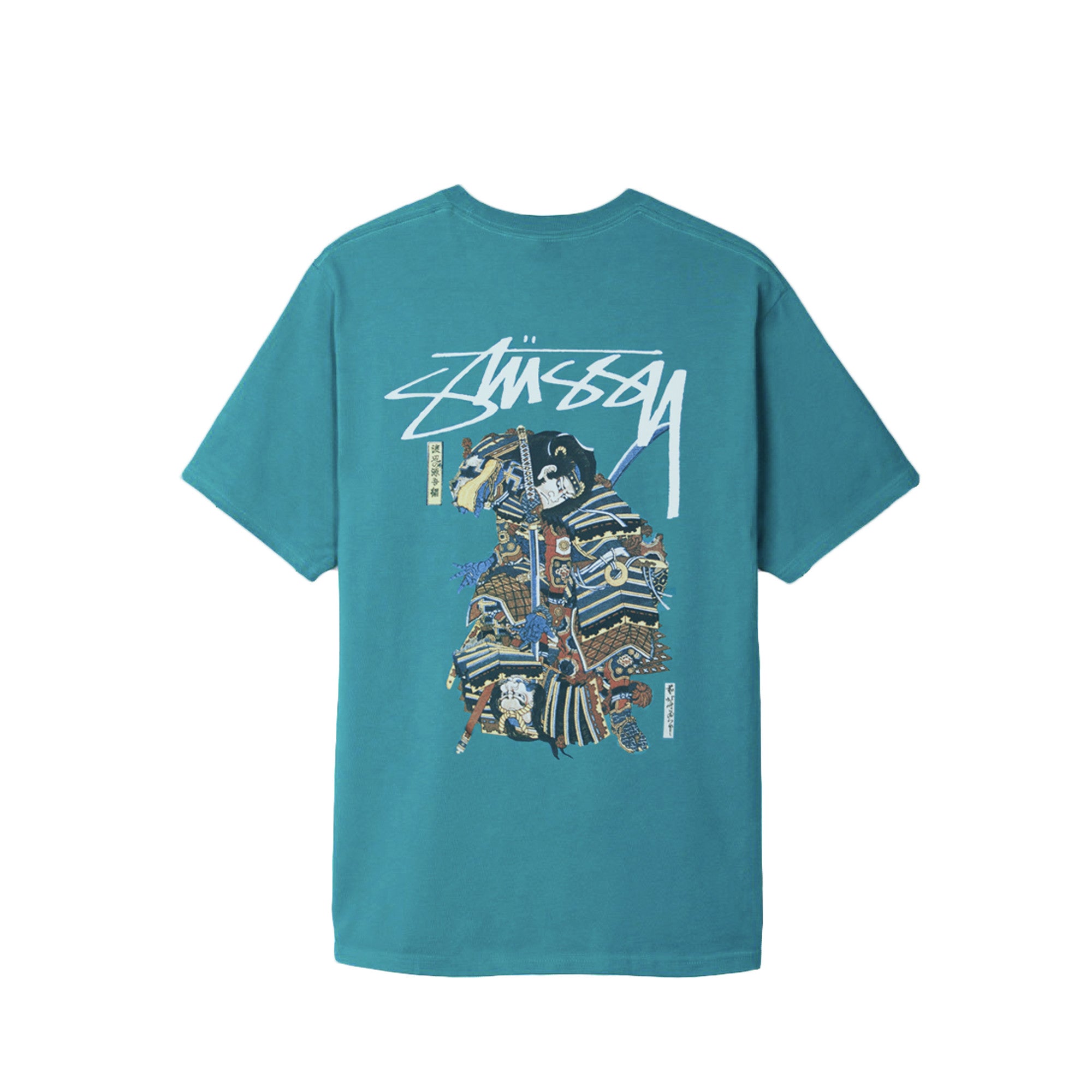 Stussy Men's Samuri Rat Tee- Dark Teal