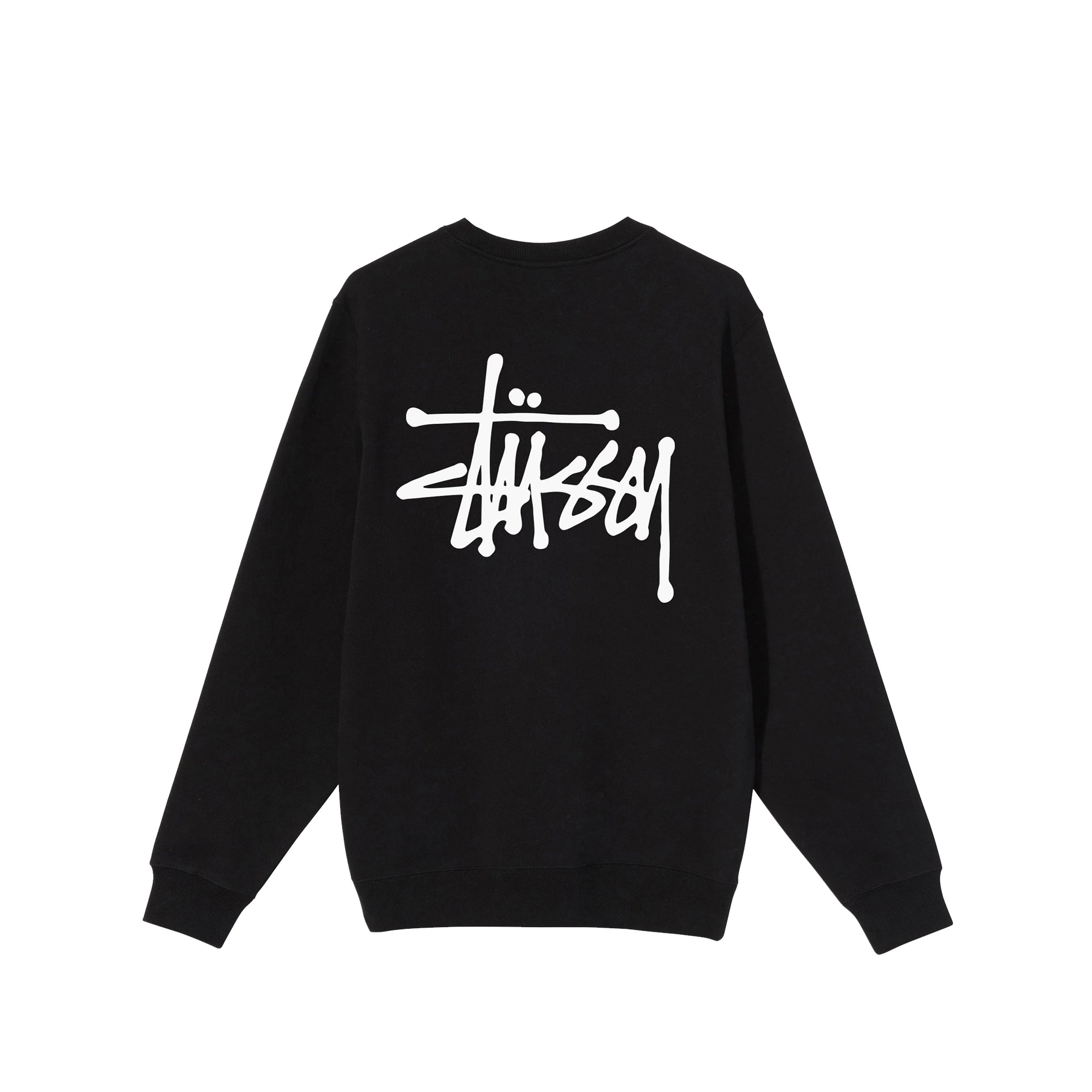 Stussy Men Basic Stussy Black Crew