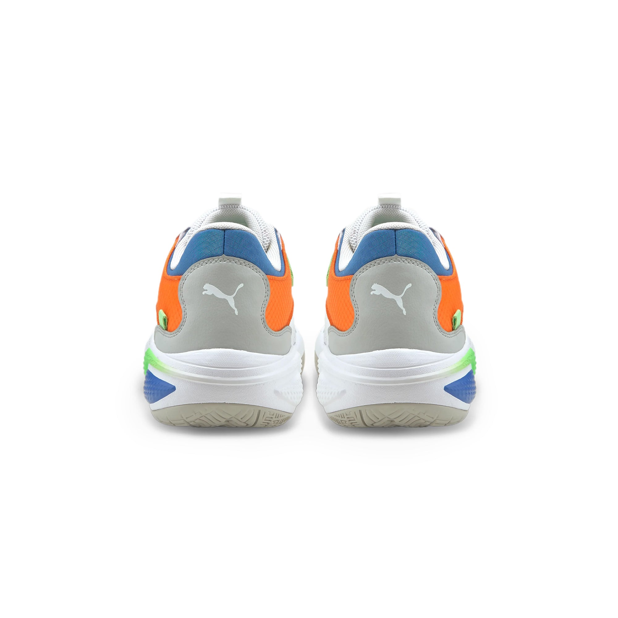 Puma Mens Court Rider Twofold Shoes 'Nimbus Cloud/Elektro Purple'
