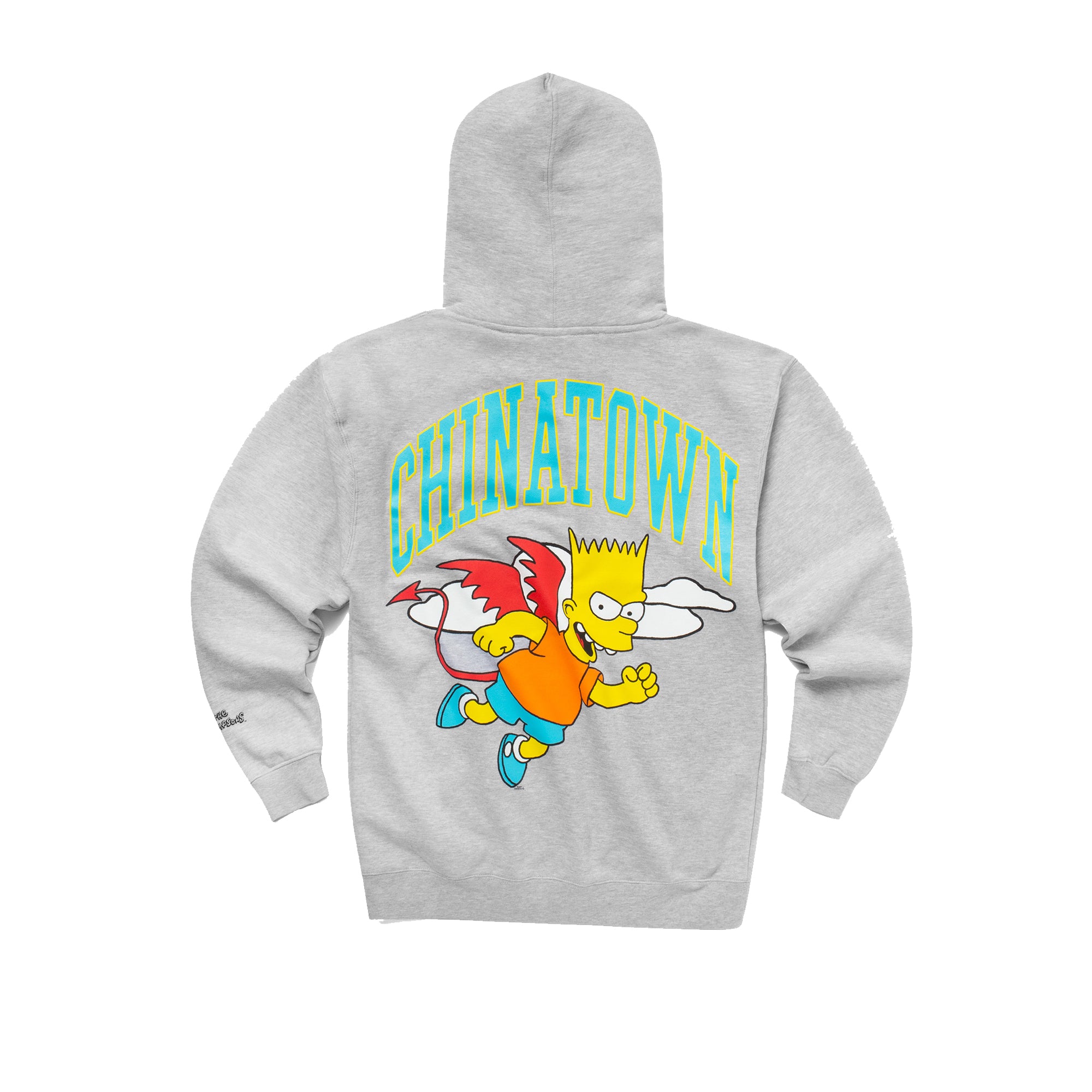 Chinatown Market Mens Simpsons Devil Arc Hoodie 'Ash'