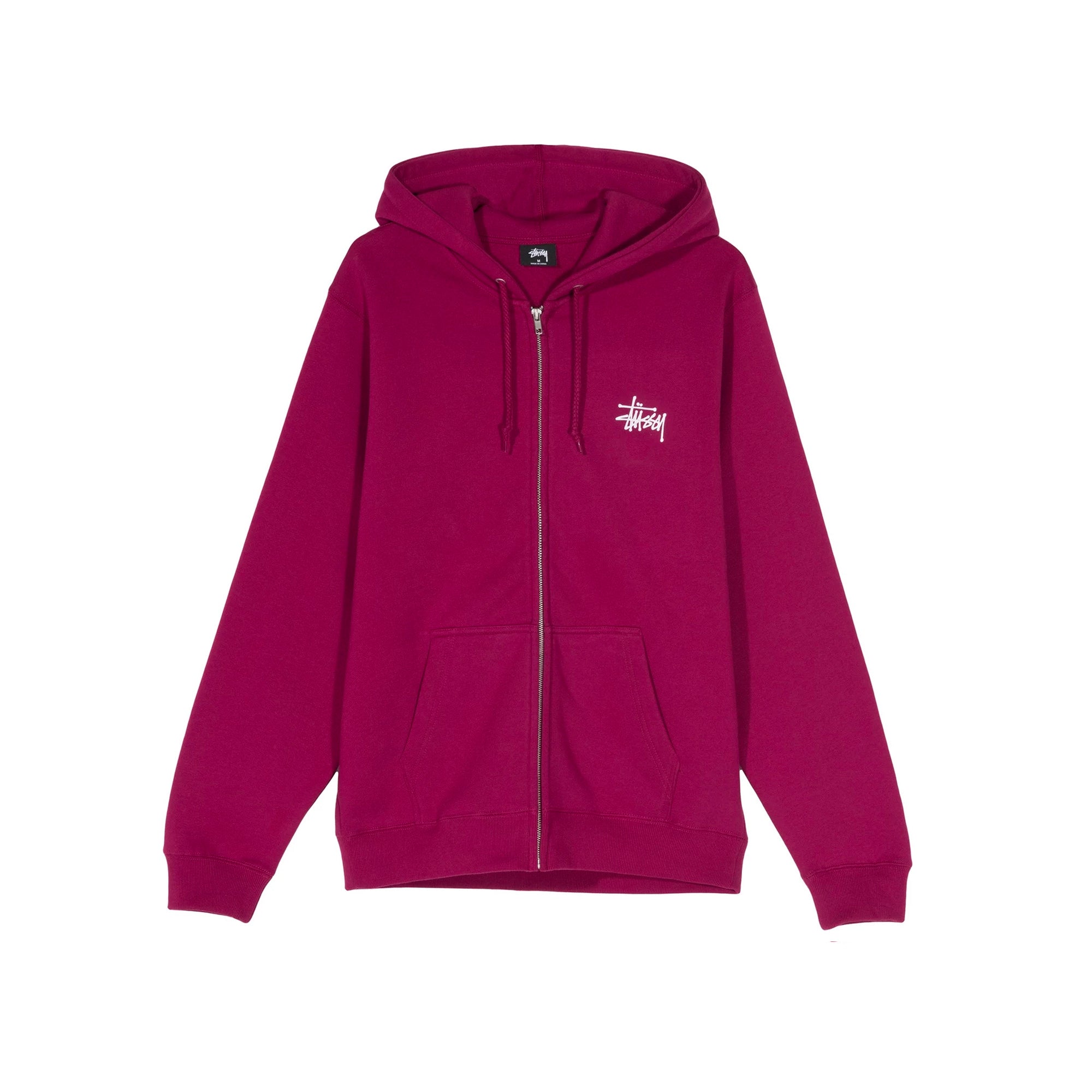 Stussy Mens Basic Zip Hoodie