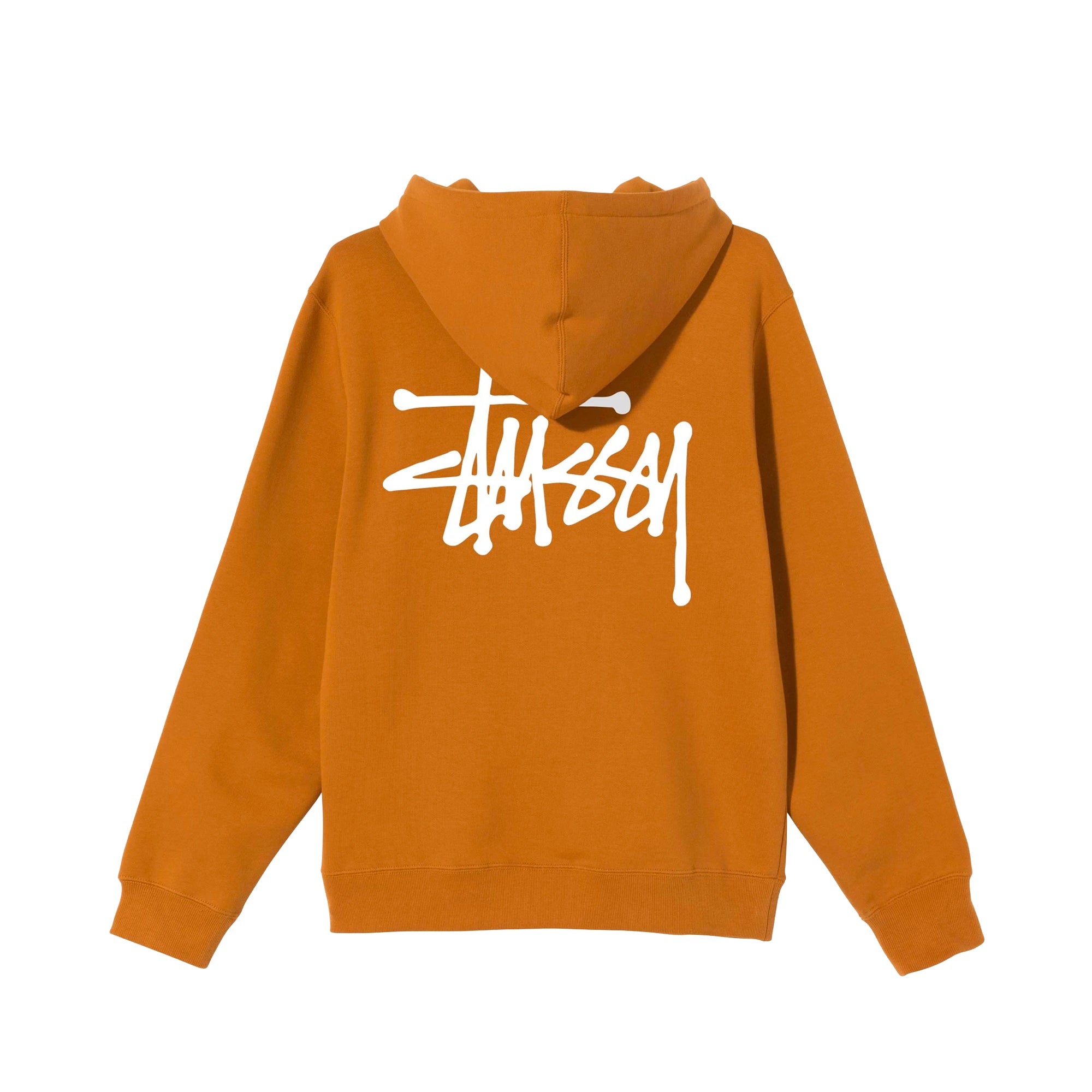 Stussy Men Basic Stussy Zip Caramel Hoodie