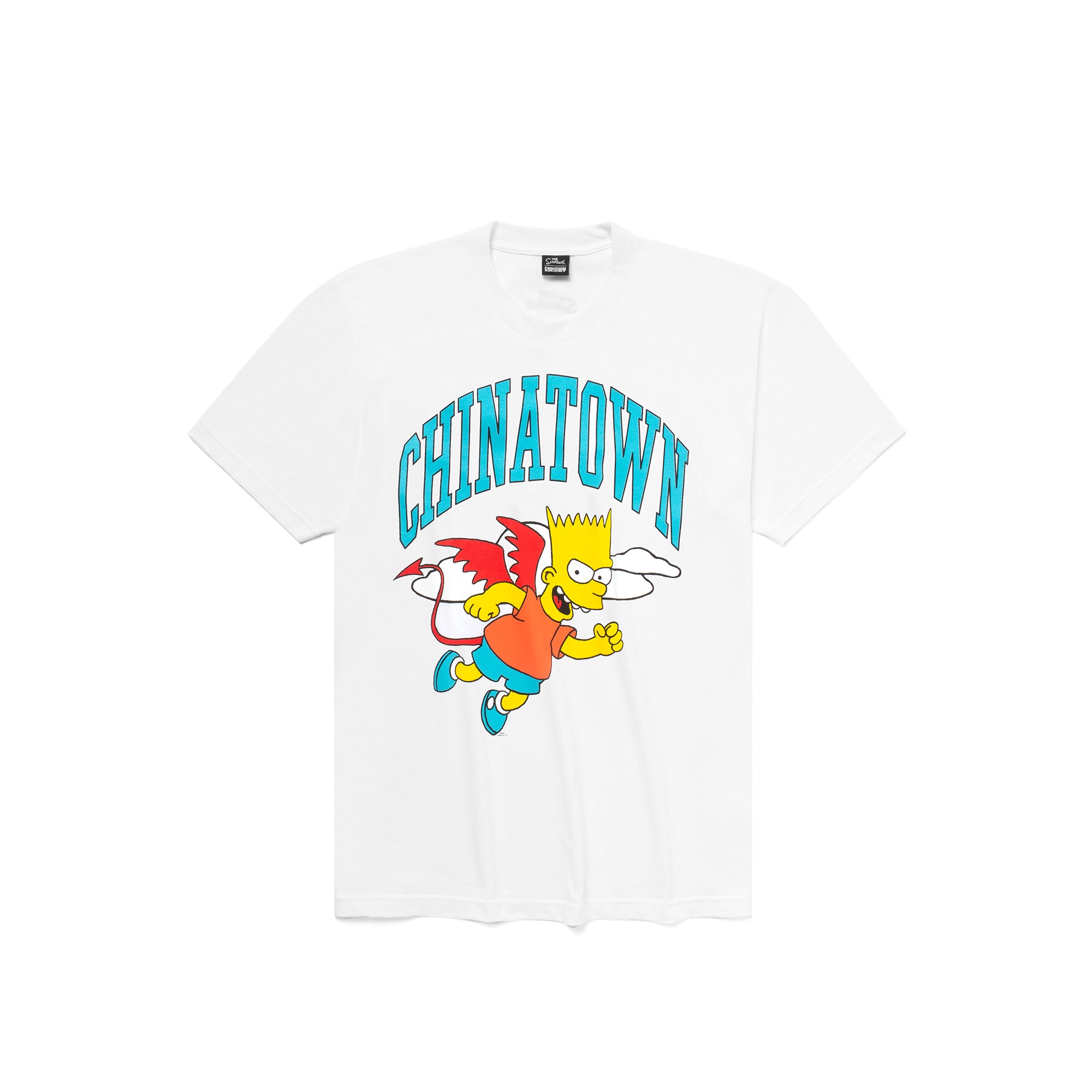 Chinatown Market Mens Simpsons Devil Arc Tee 'White'