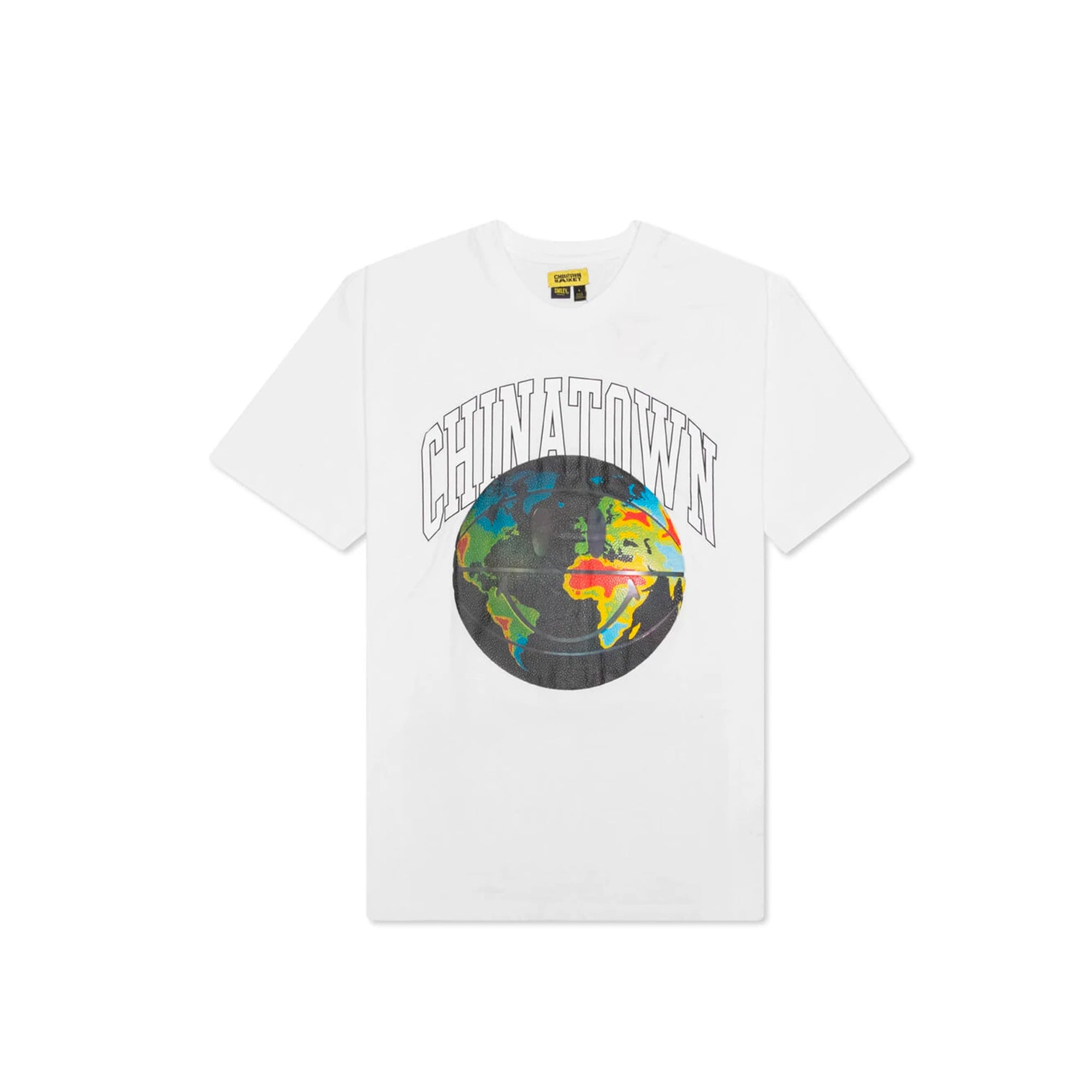 Chinatown Market Smiley Global Citizen Bball Tee 'White'