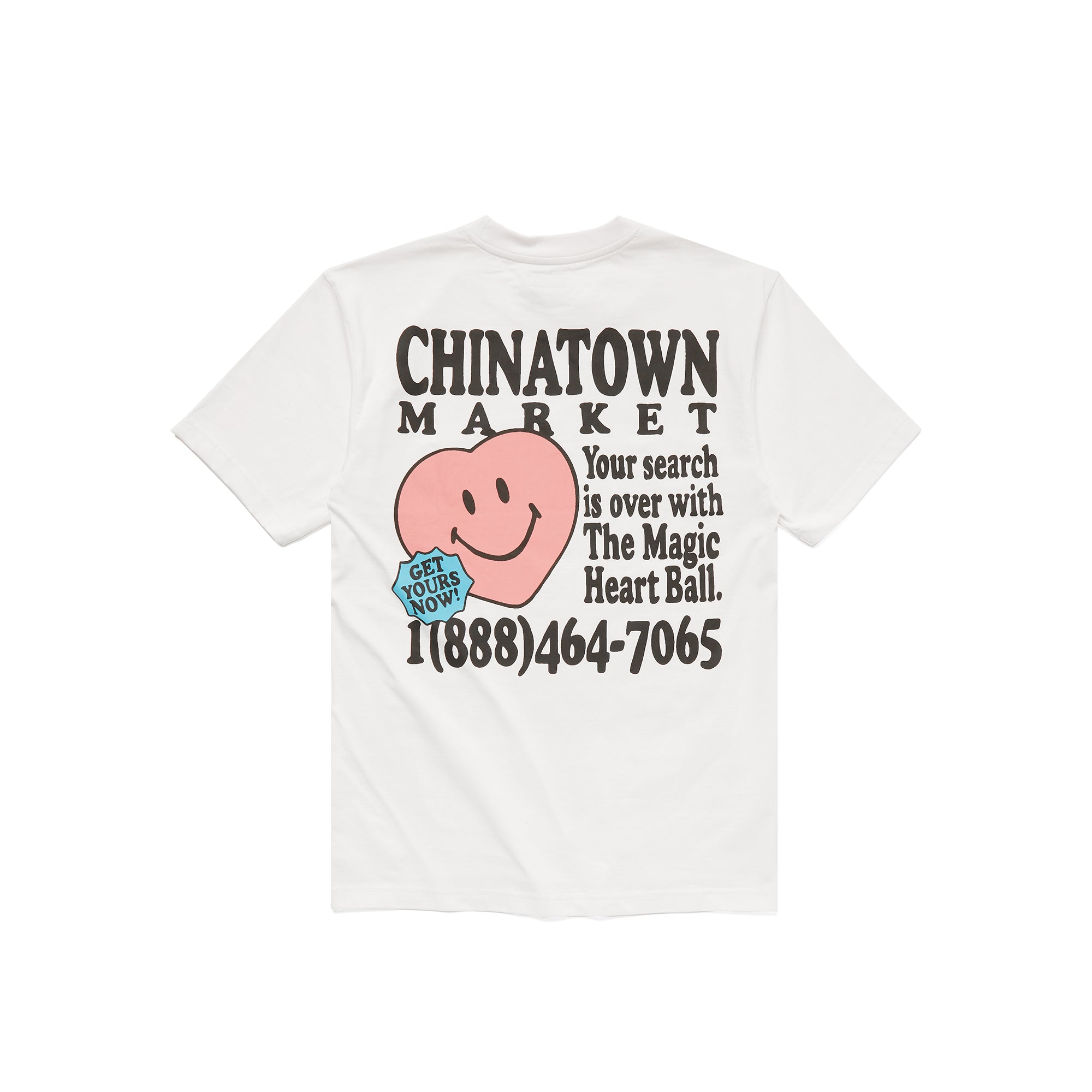 Chinatown Market Mens Smiley Fortune Ball Soul Mate T-Shirt