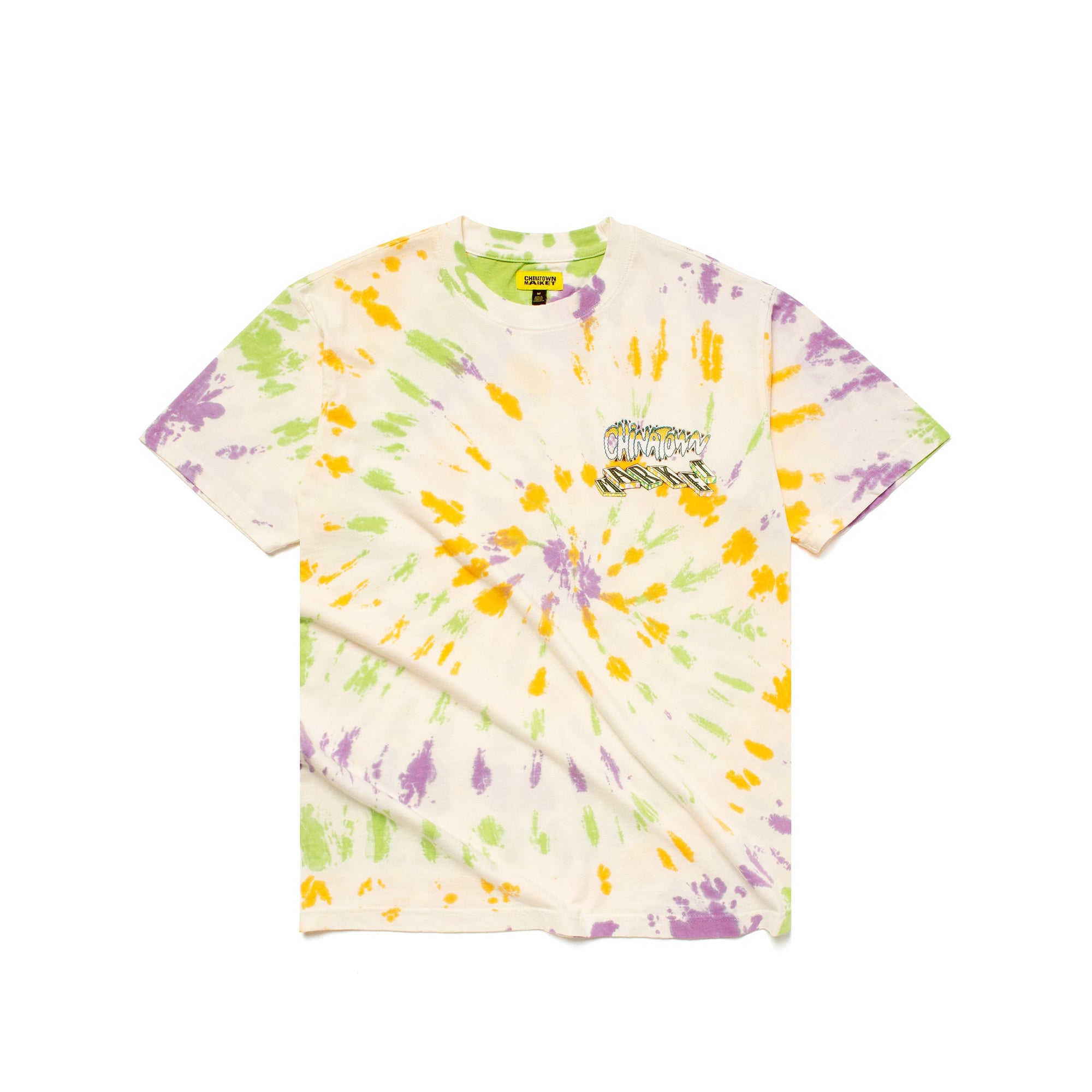 Chinatown Market Mens Block Tie-Dye Tee