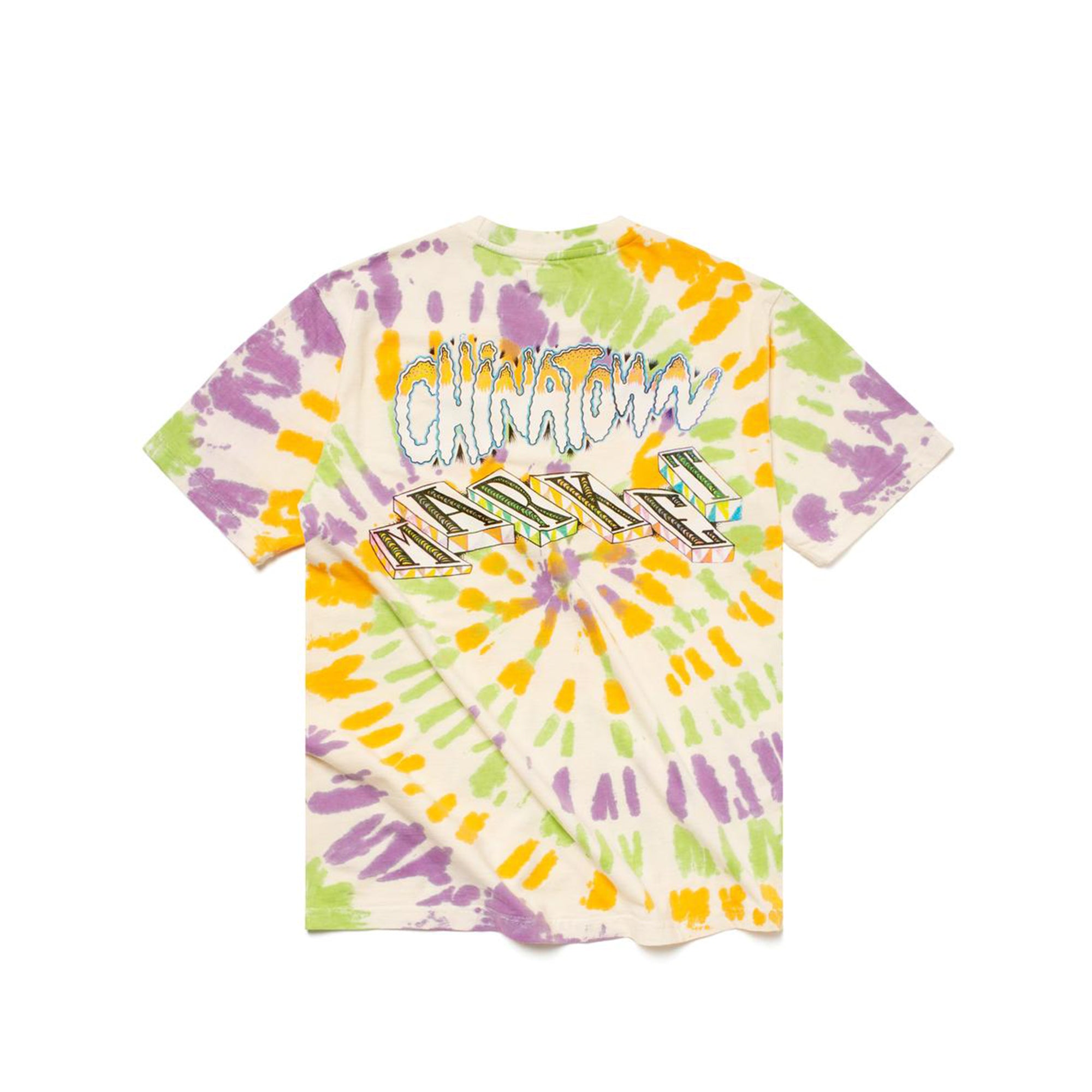 Chinatown Market Mens Block Tie-Dye Tee