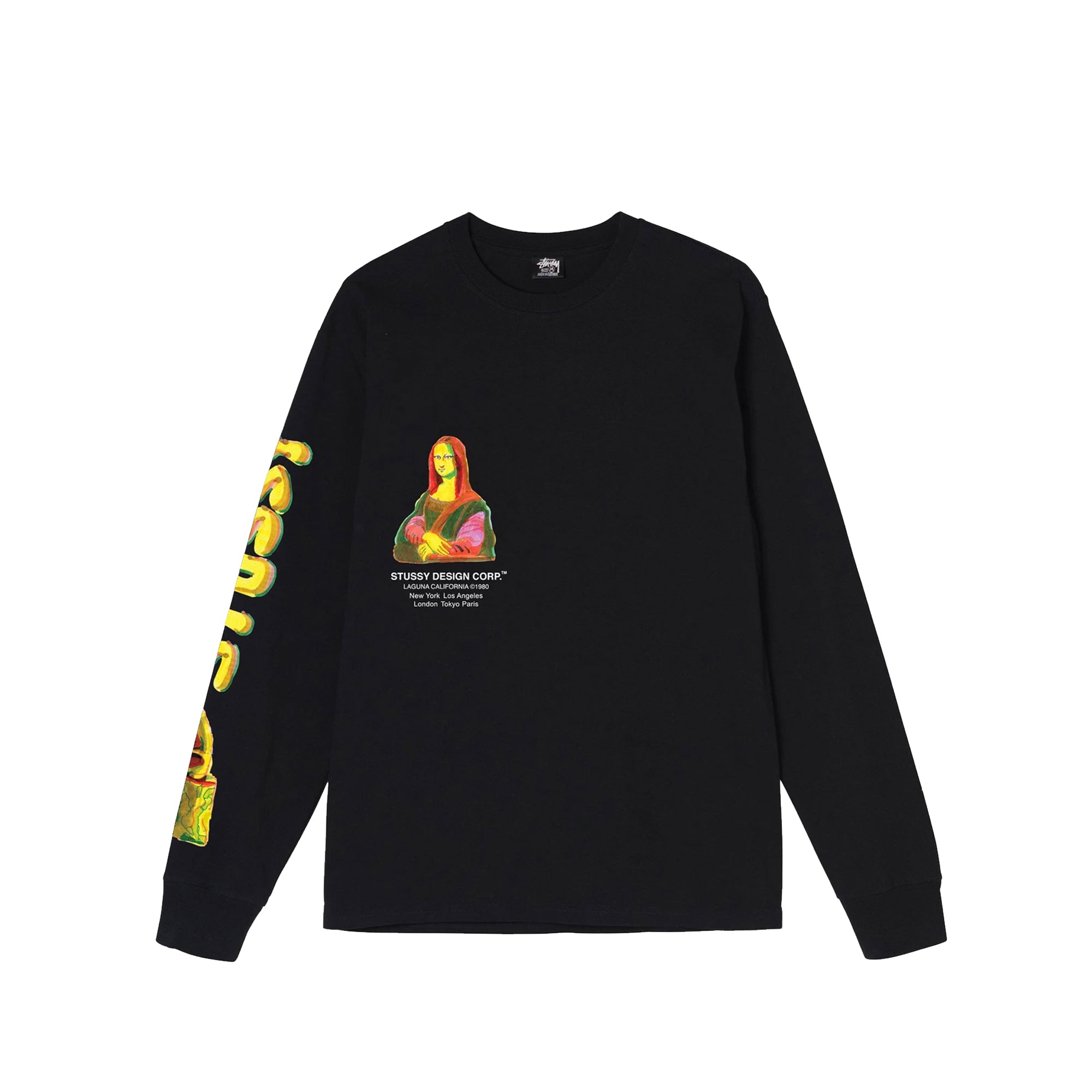 Stussy Mens Gallery LS Tee 'Black'