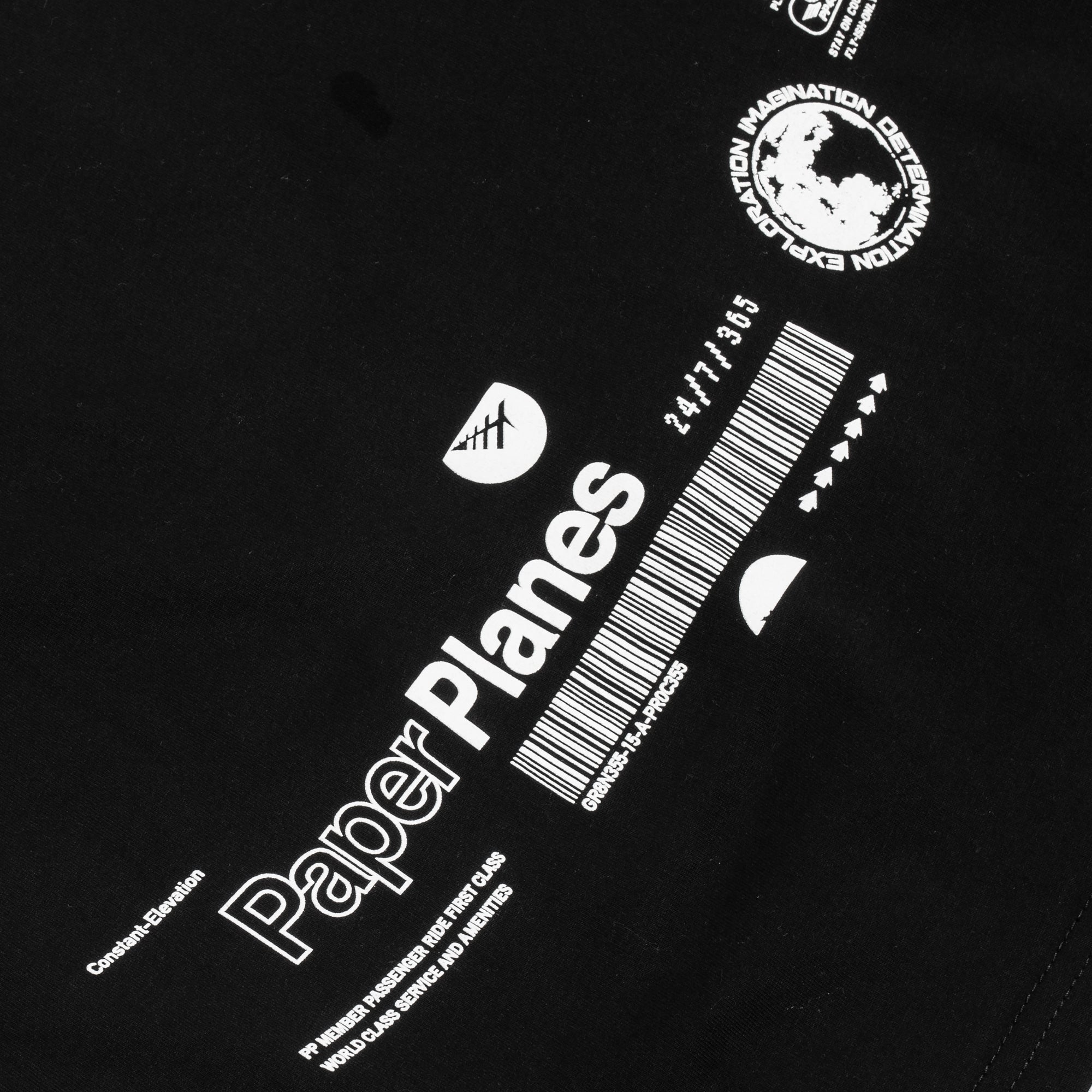 Paper Planes Mens Peace Tee 'Black'