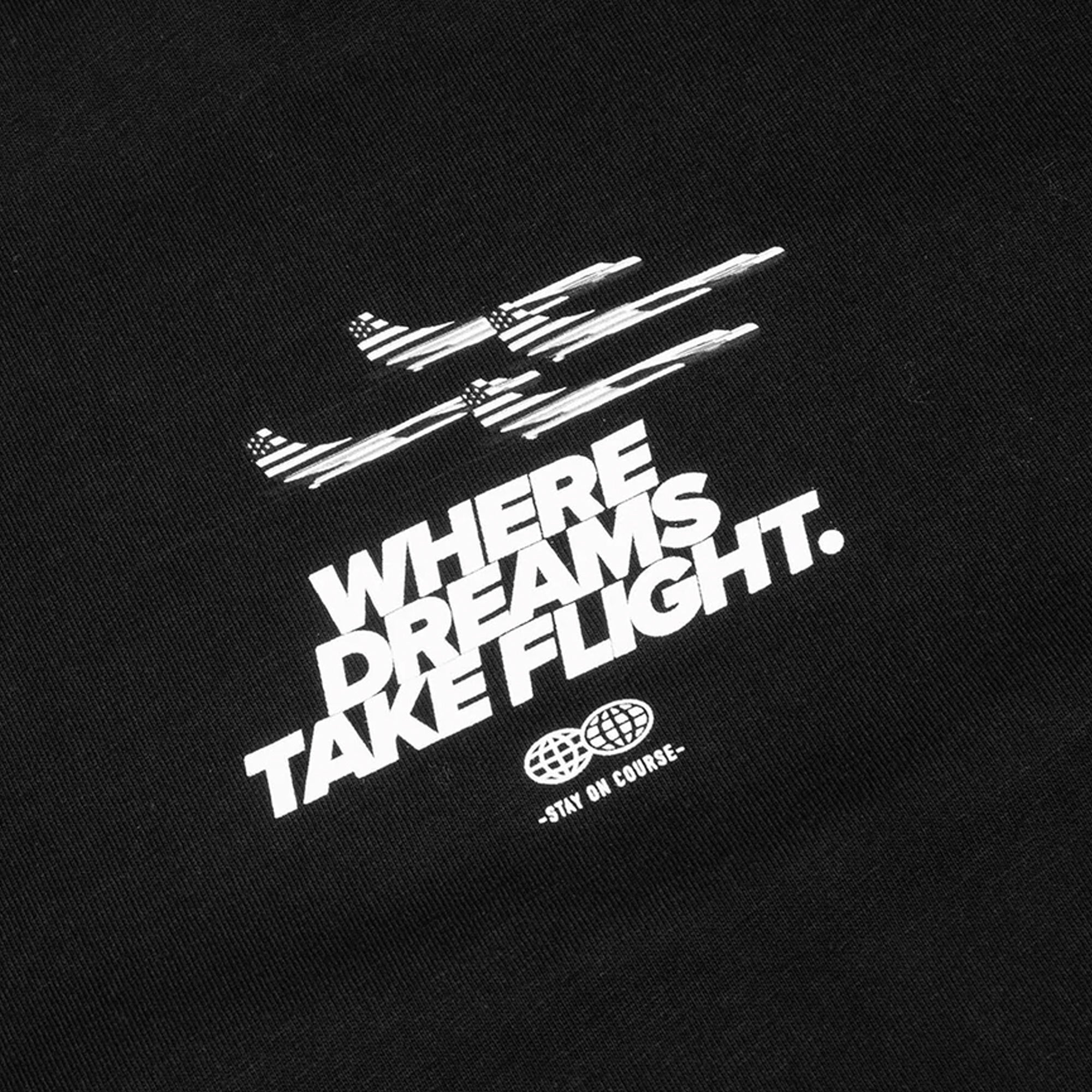 Paper Plane Men Dream Valley Oversized Tee 'Black'