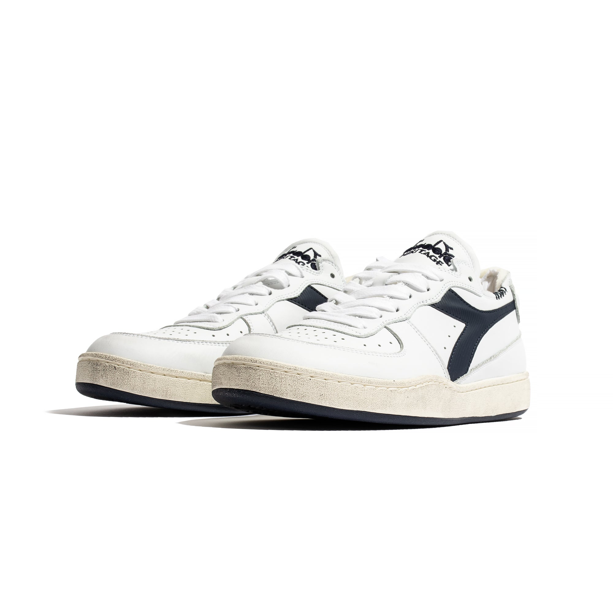 Diadora Mens Mi Basket Row Cut Shoes