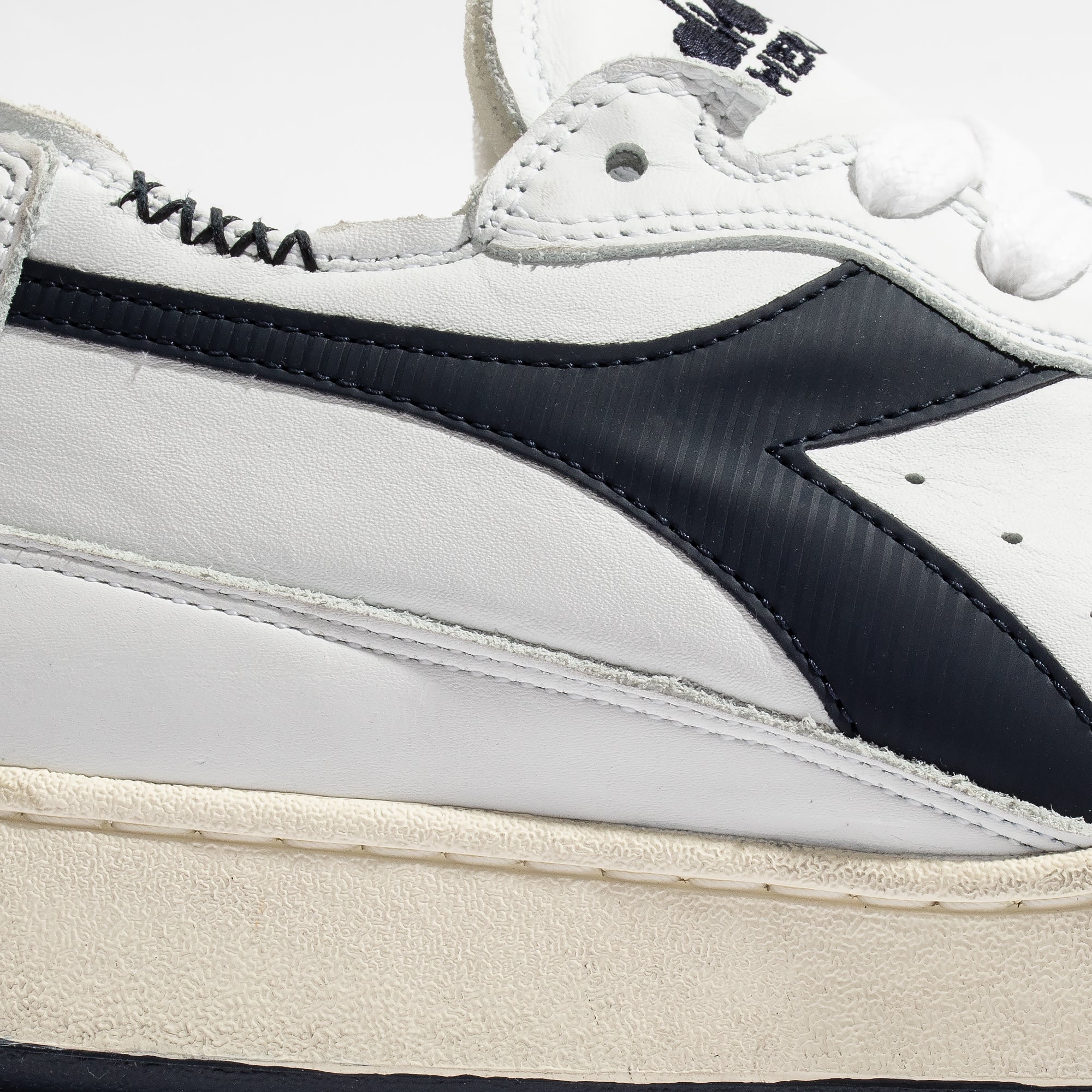 Diadora Mens Mi Basket Row Cut Shoes
