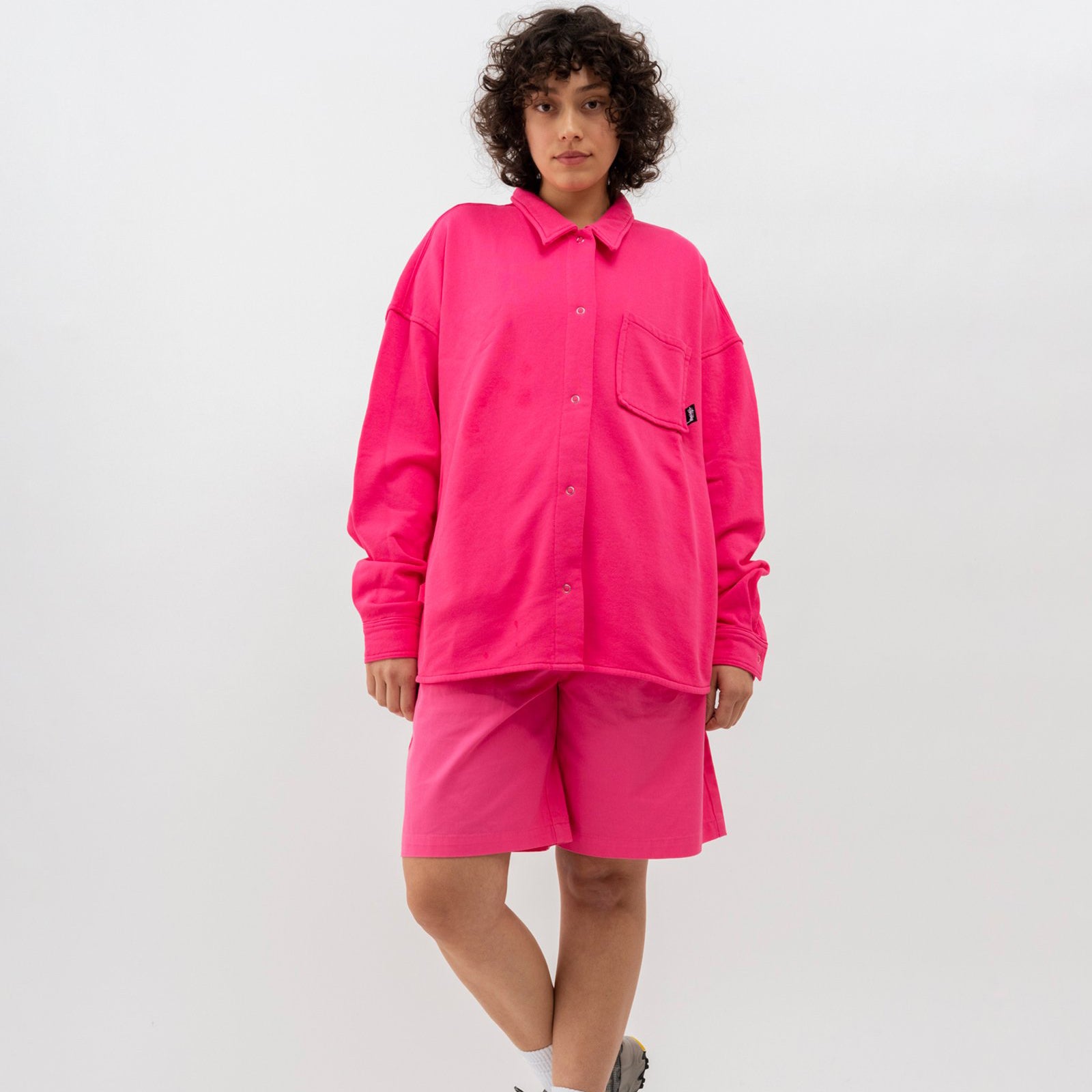 Stussy Womens Lee Baggy Shorts 'Hot Pink'