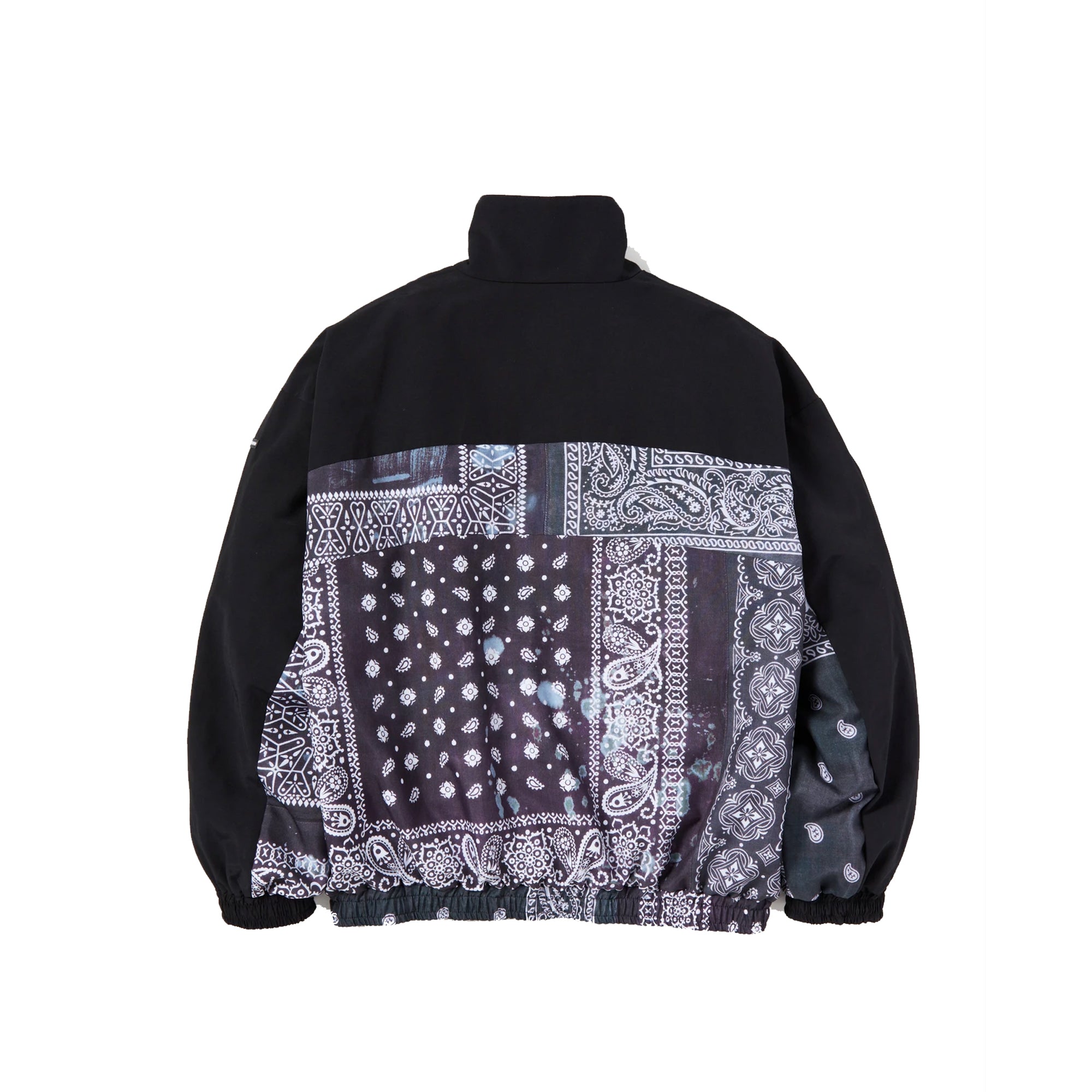 Neighborhood Mens Bandana Chopped Track E-Jacket 'Black'
