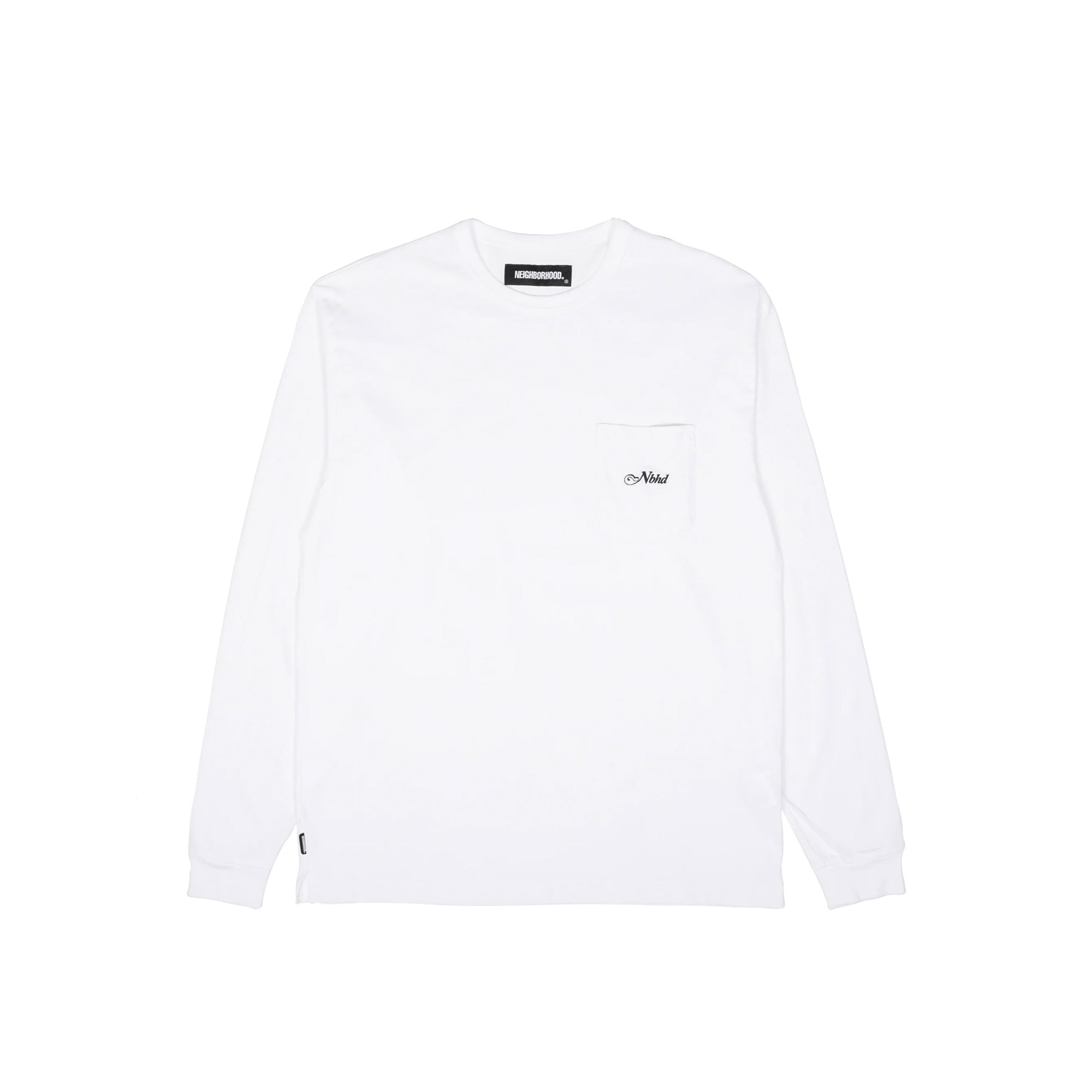 Neighborhood Mens Classic Crewneck LS 'White'