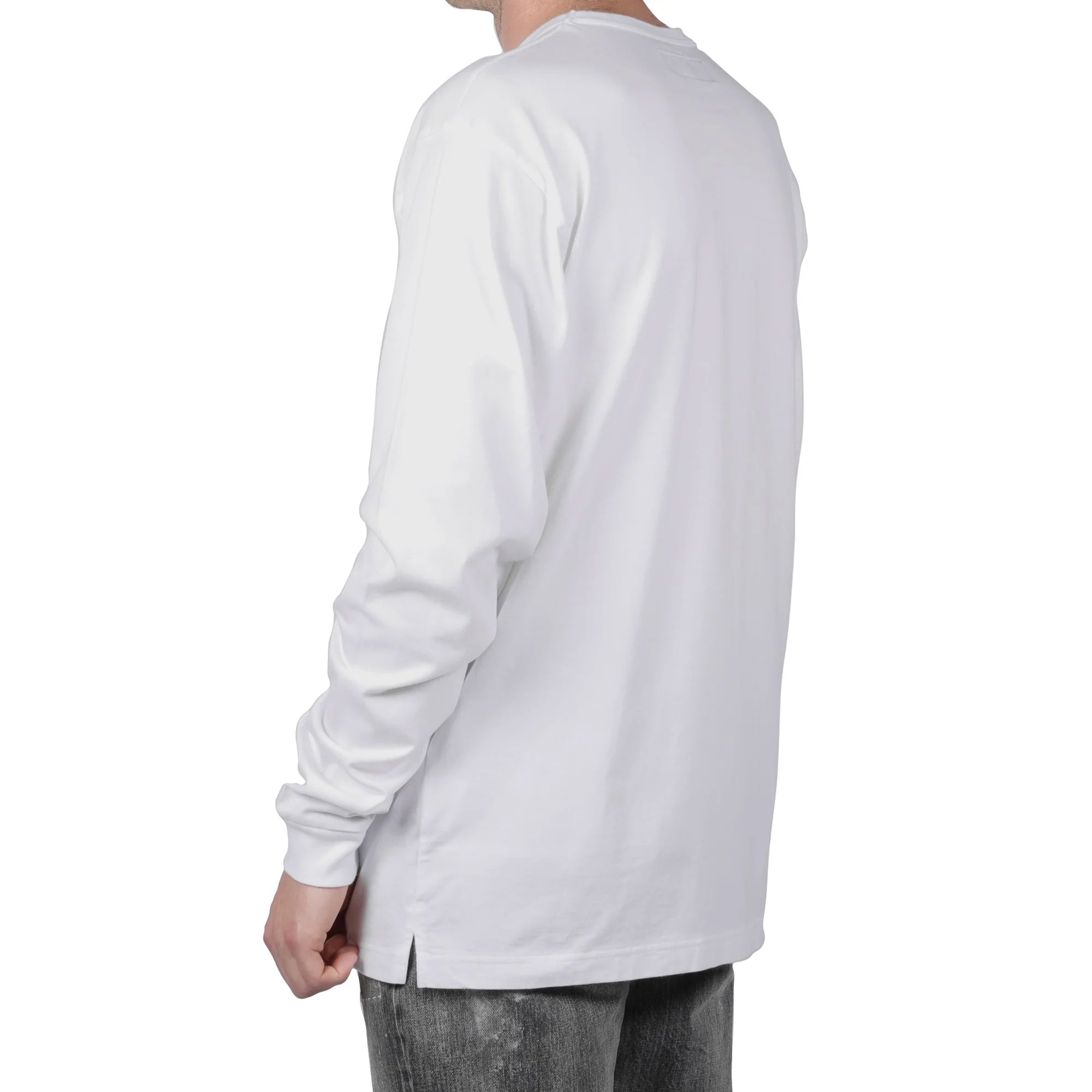 Neighborhood Mens Classic Crewneck LS 'White'