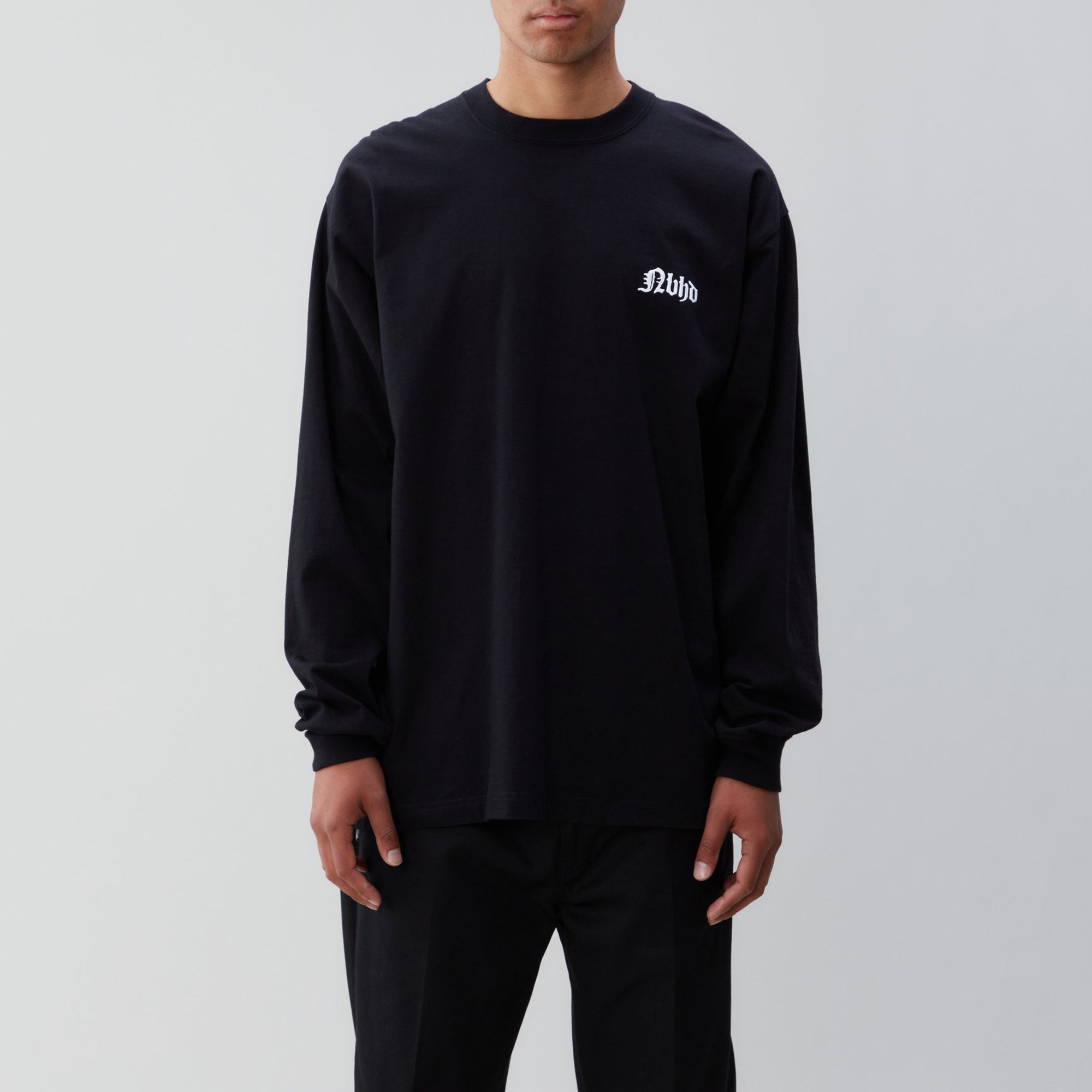 Neighborhood Mens 3204 / C-Tee LS 'Black'