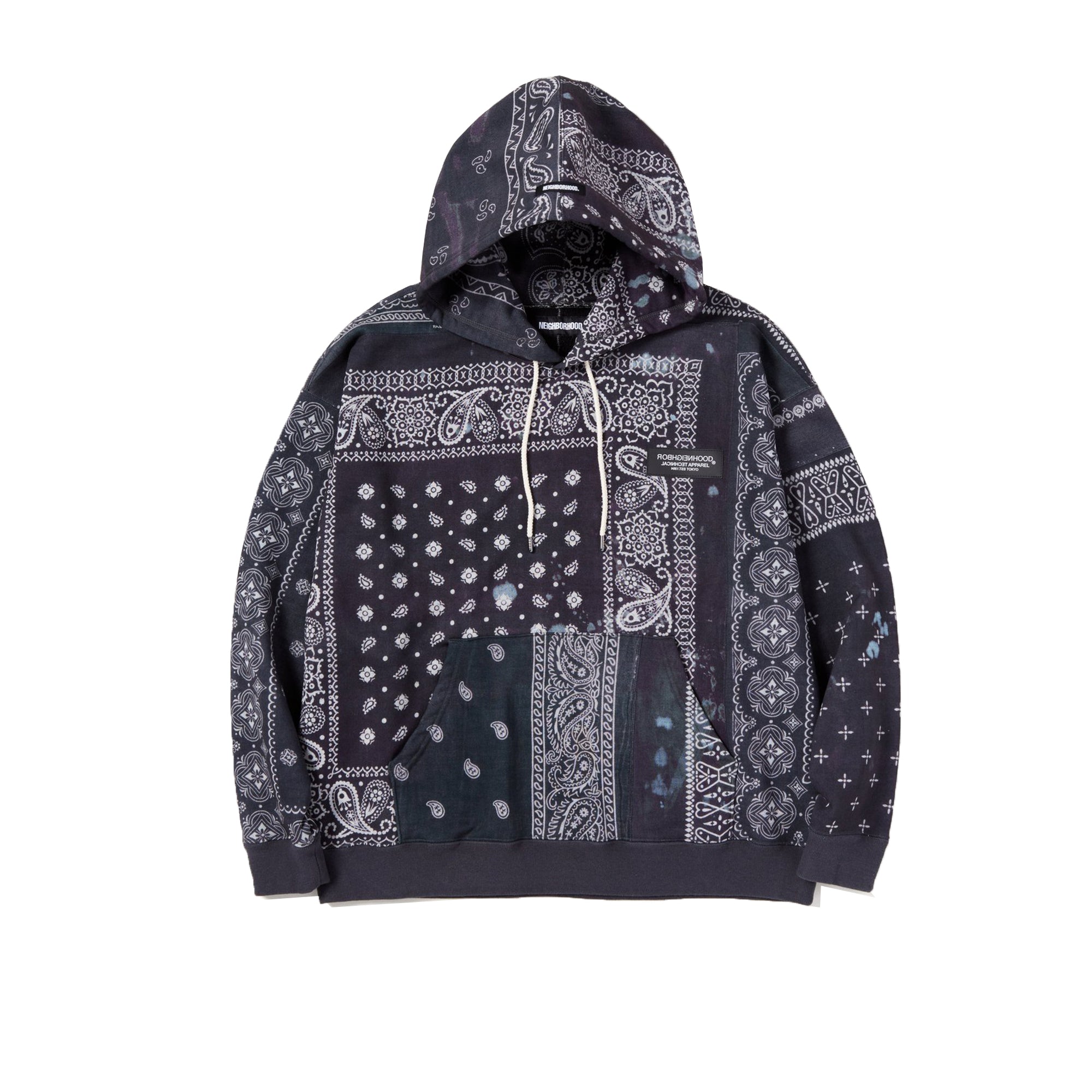 Neighborhood Mens Bandana Chopped / EC-Hooded LS 'Black'