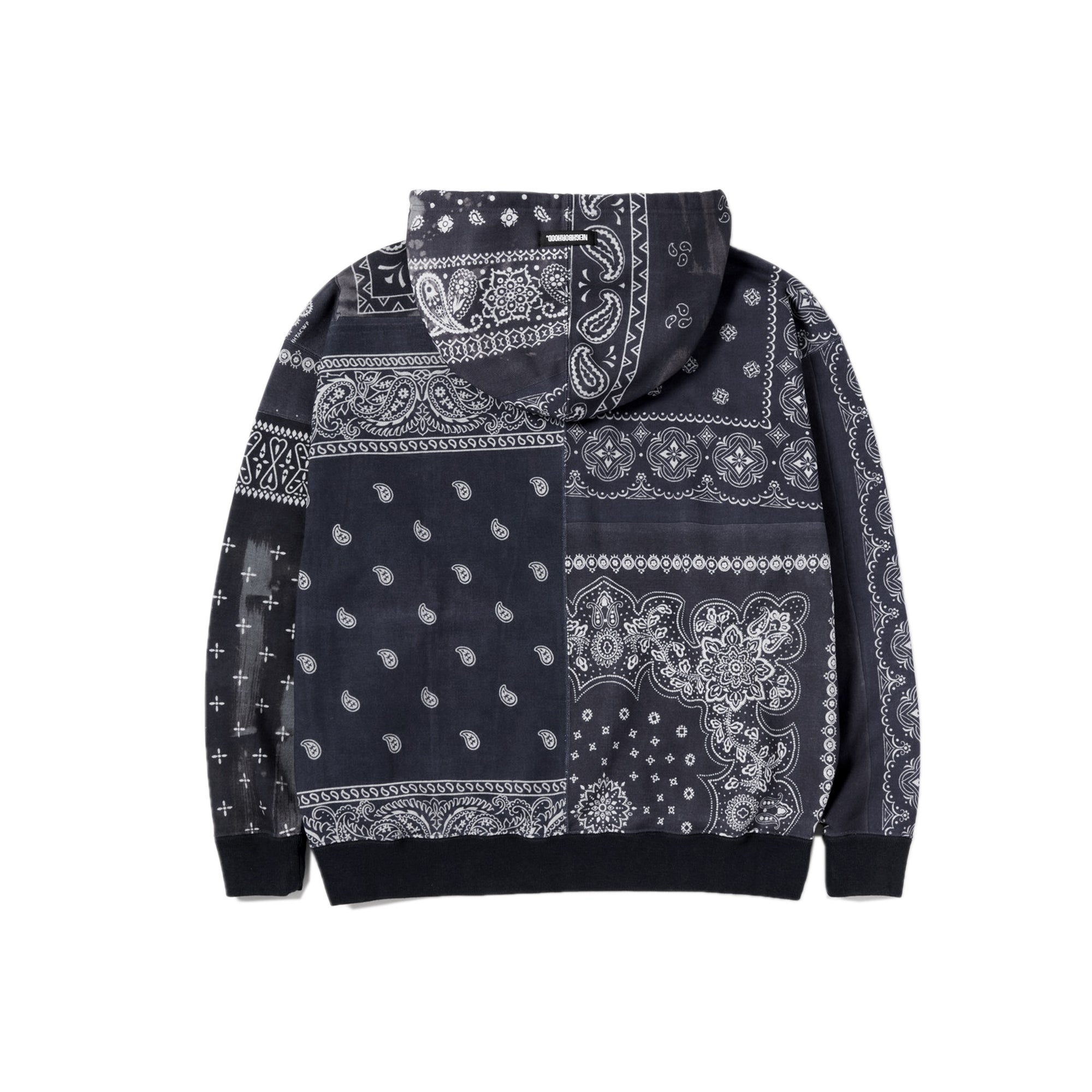 Neighborhood Mens Bandana Chopped / EC-Hooded LS 'Black'