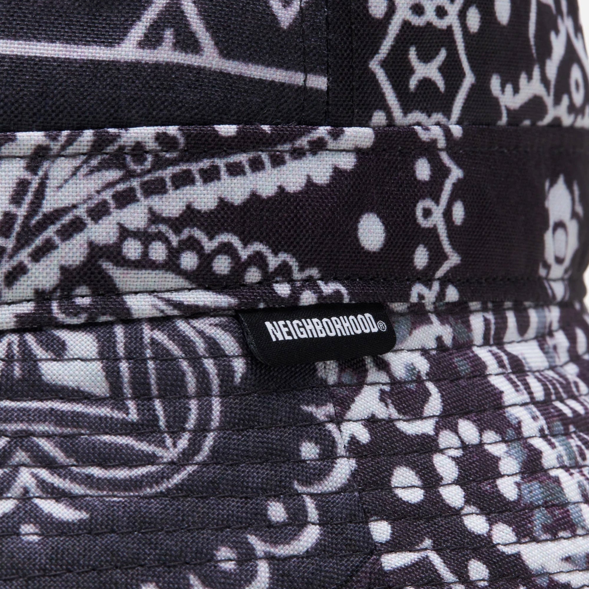 Neighborhood Mens Bandana Chopped E-Hat 'Black'