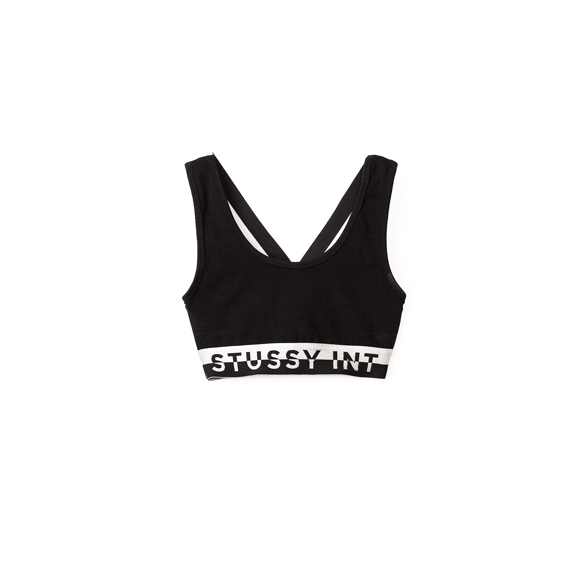 Stussy Women's Metallic Band X Back Top- Black