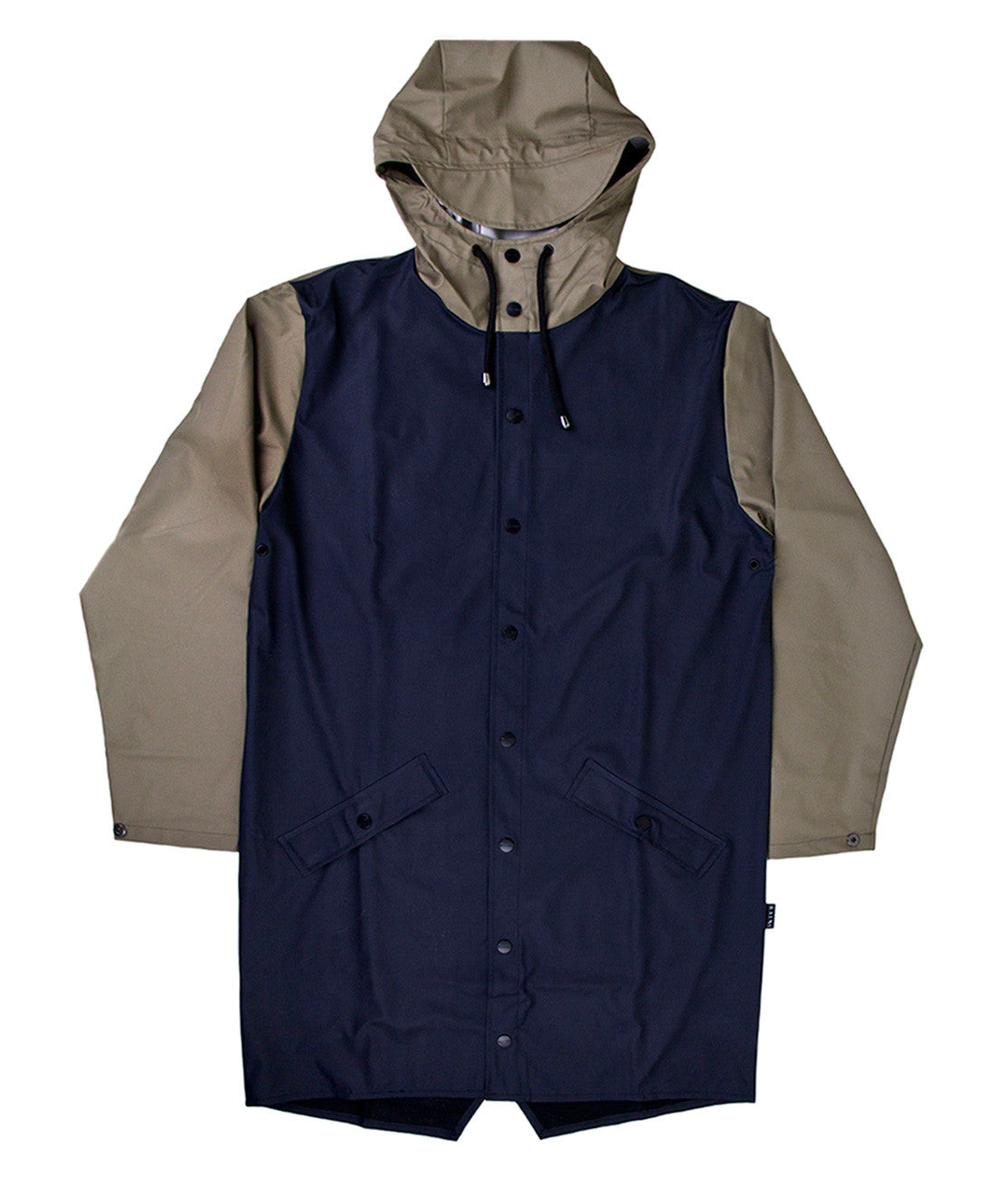 RAINS Long Jacket (Blue)