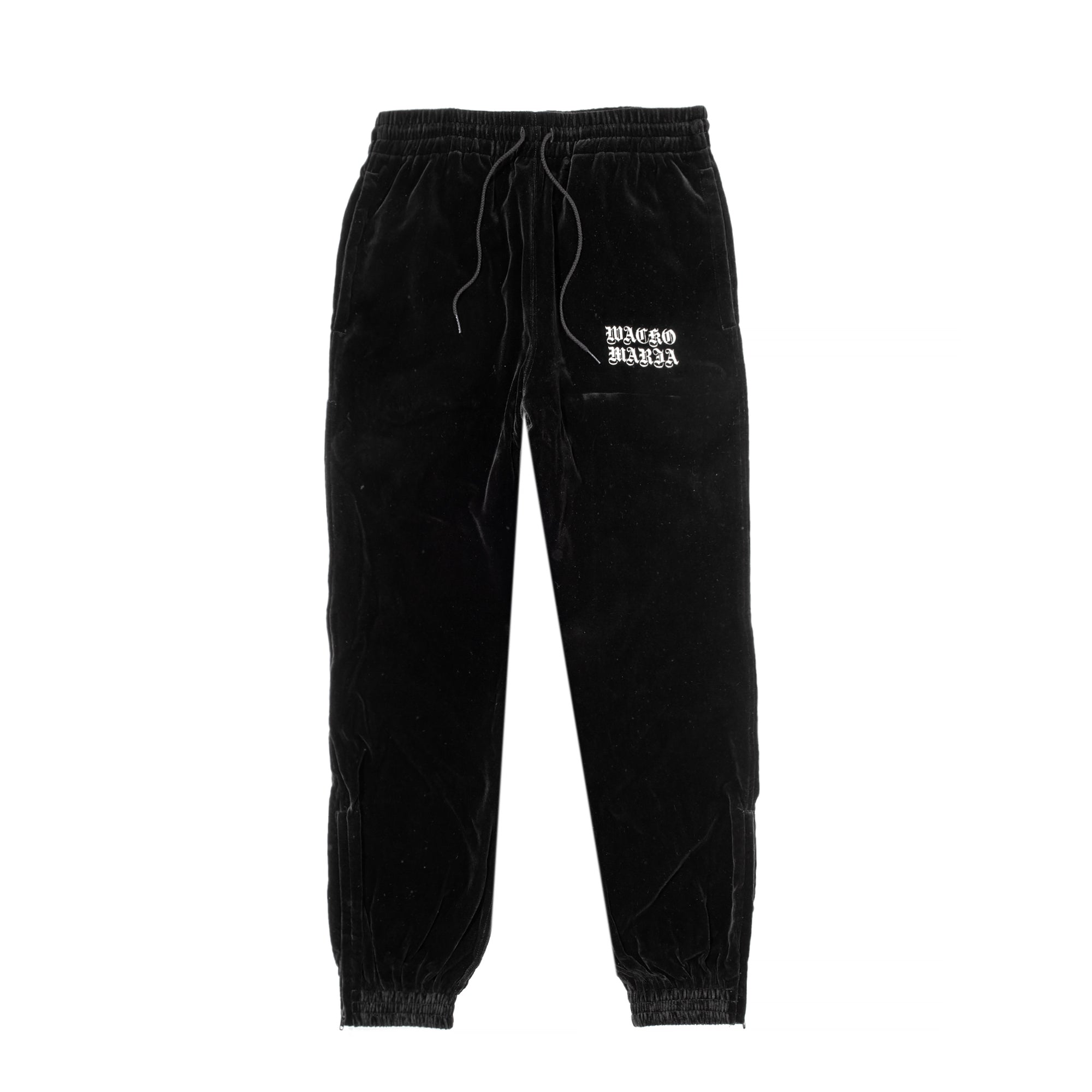 Wacko Maria Mens Velvet Pants 'Black'