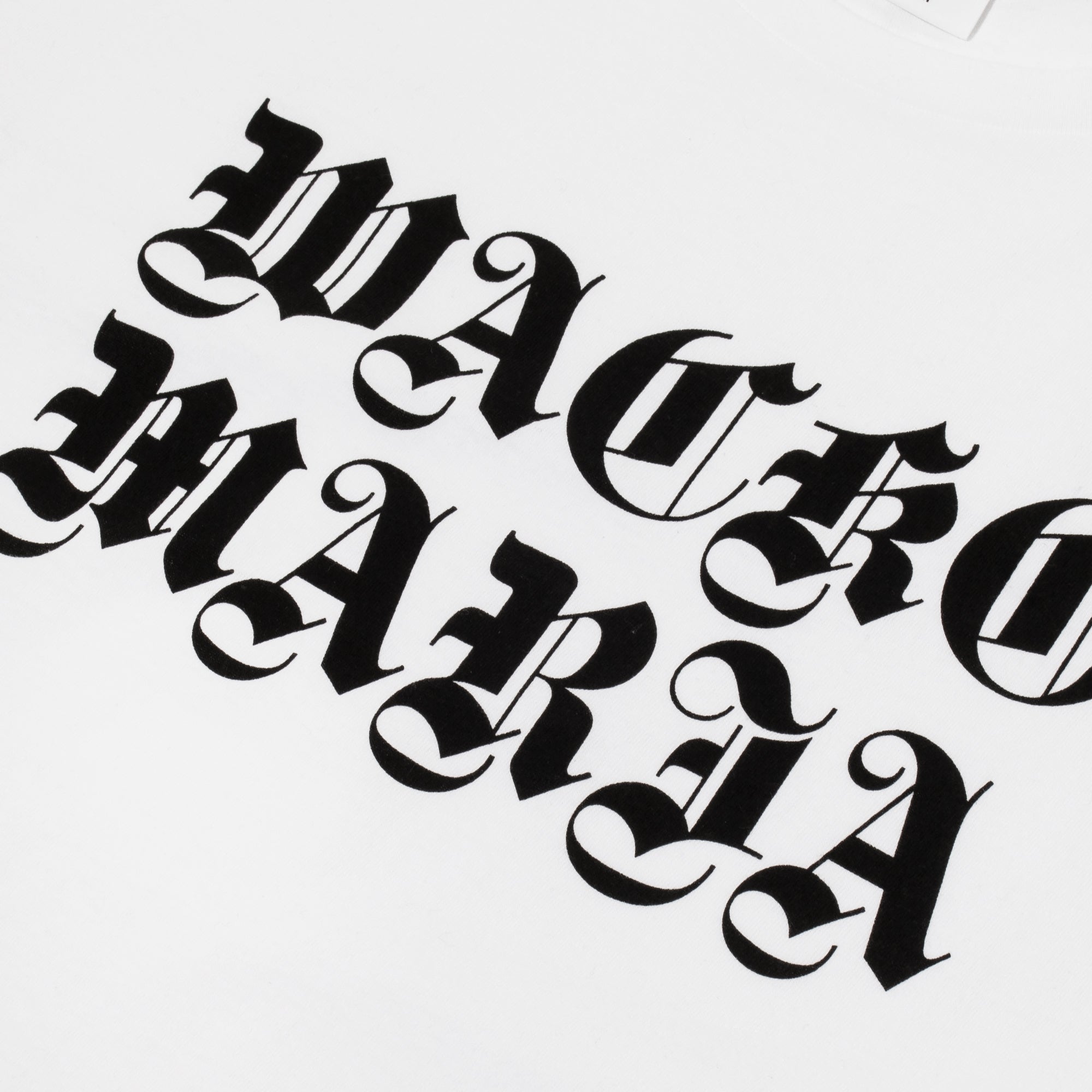 Wacko Maria Mens Washed Heavy Weight Crew Neck Tee 'White'
