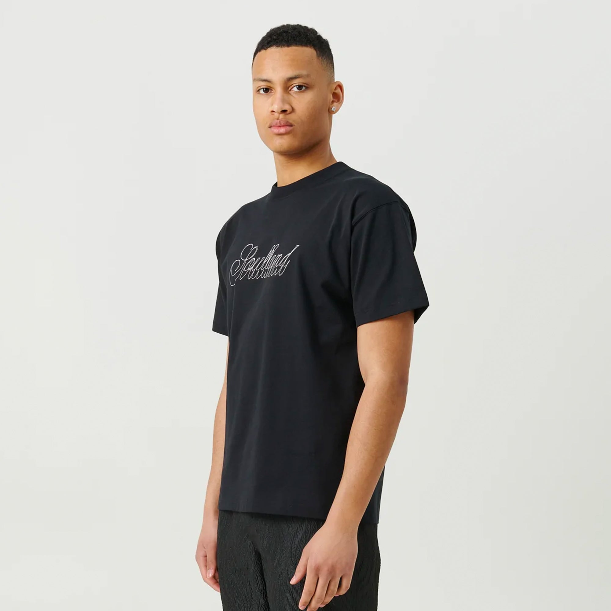 Soulland Mens Hand Drawn Logo SS Tee