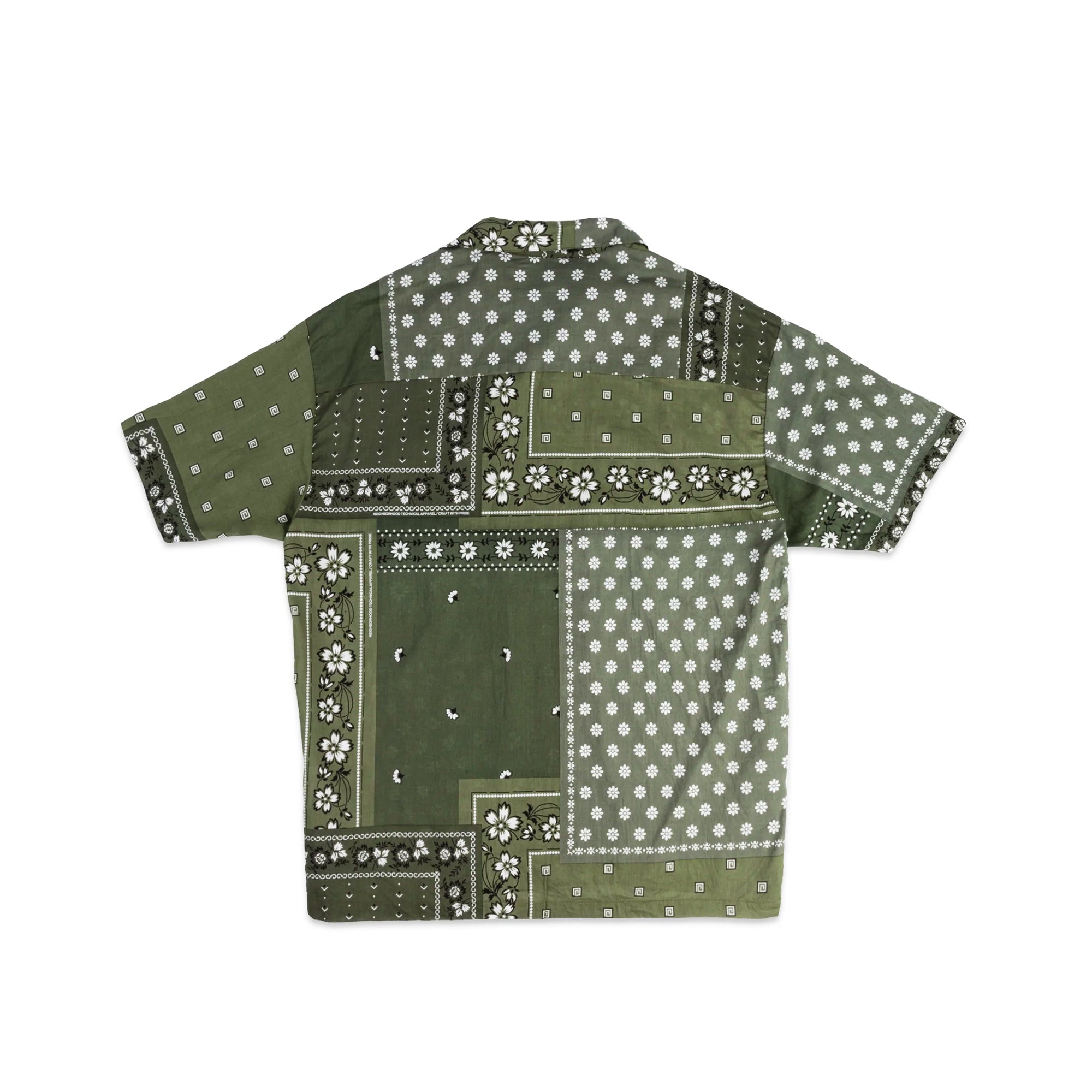 Neighborhood Mens Bandana Chopped SS Shirt