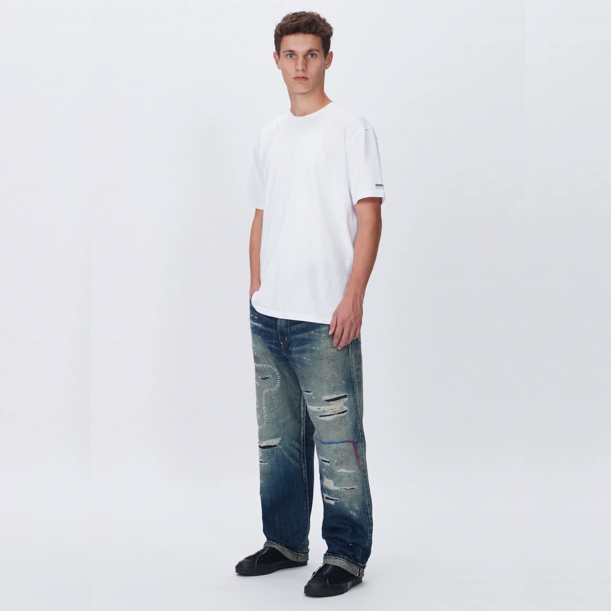 Neighborhood Mens Savage Denim Basic Jeans