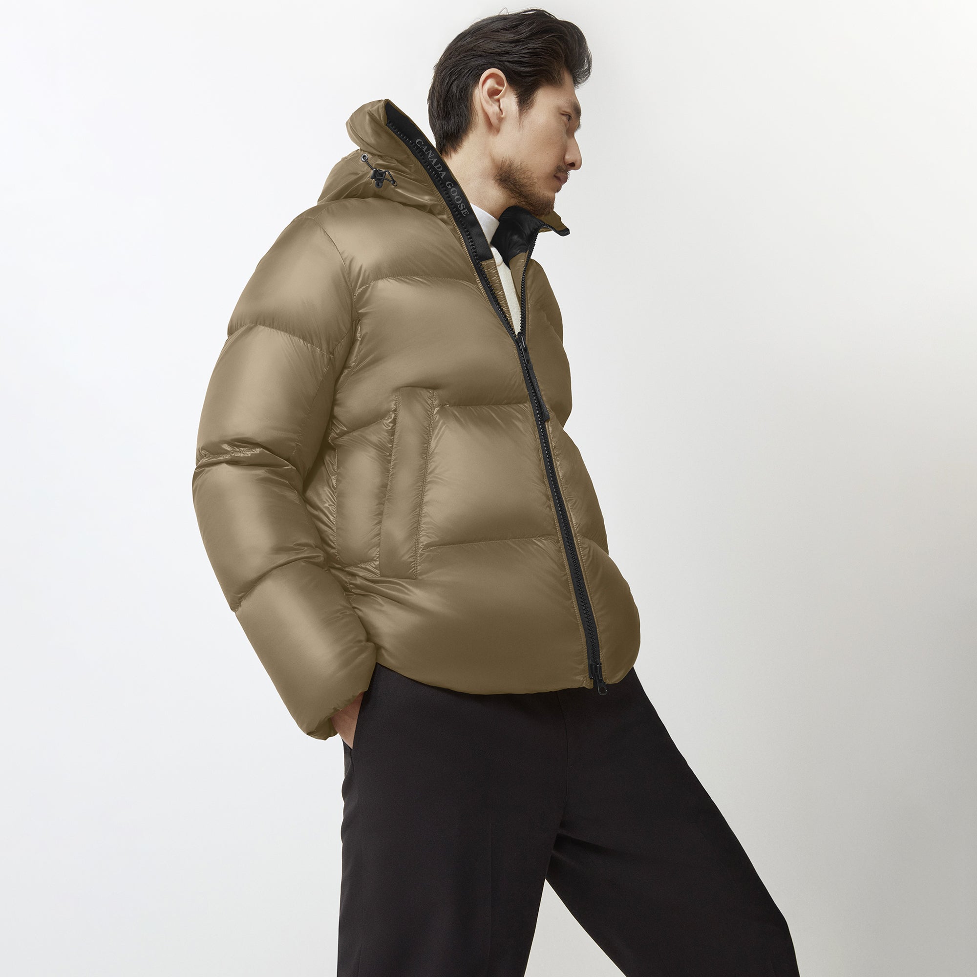 Canada Goose Mens Crofton Puffer Black Disc Jacket
