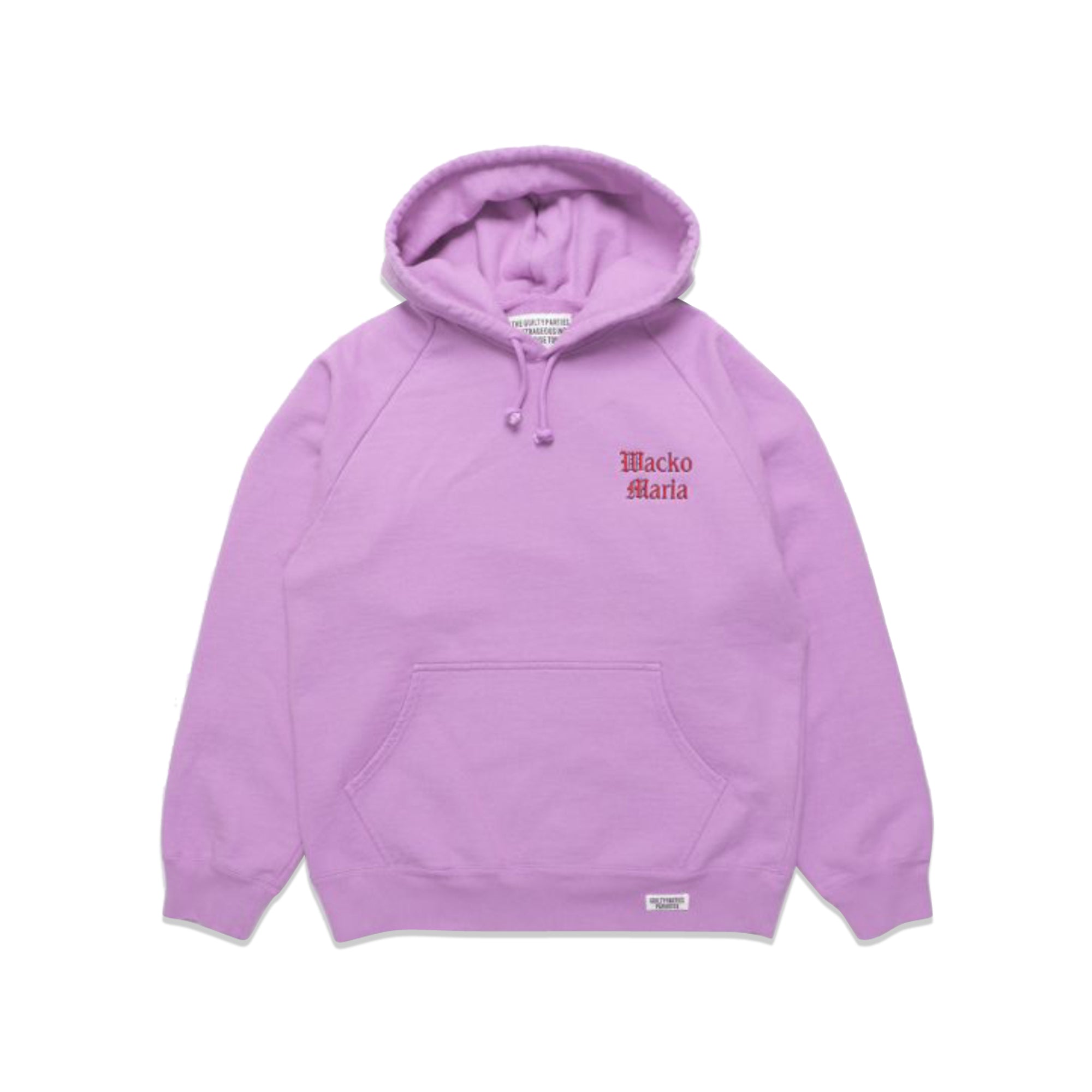 Wacko Maria Mens Washed Heavyweight Pullover Hoodie (Type-1)