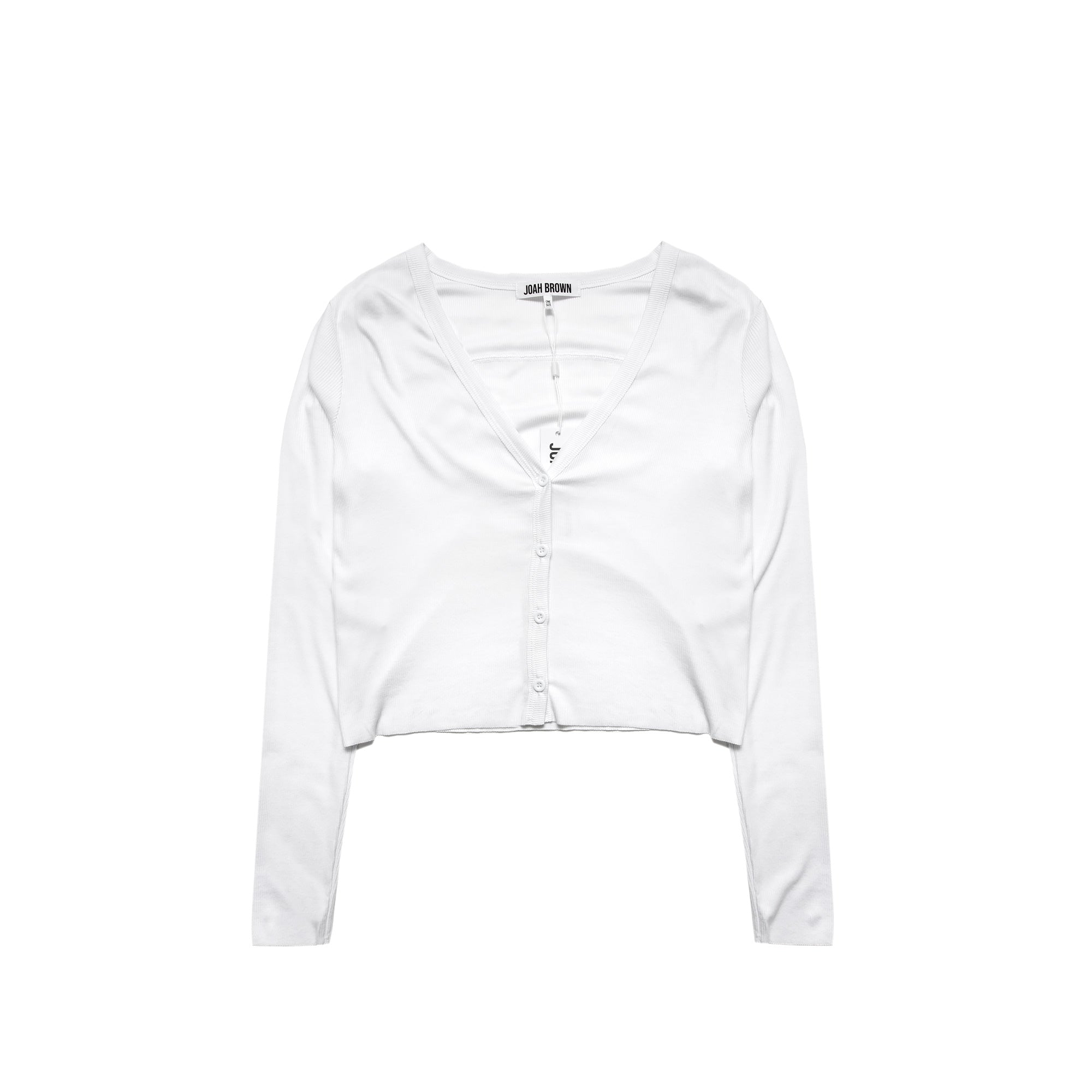 Joah Brown Cropped Button Down [243CAR]