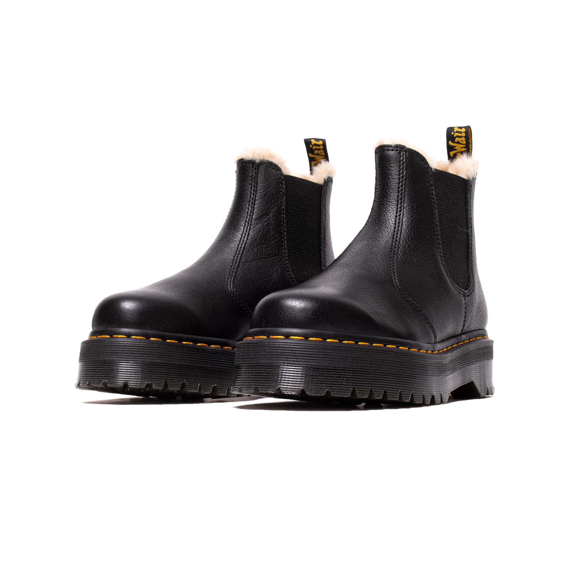 Dr. Martens 2976 Faux Fur Lined Platform Chelsea Boots
