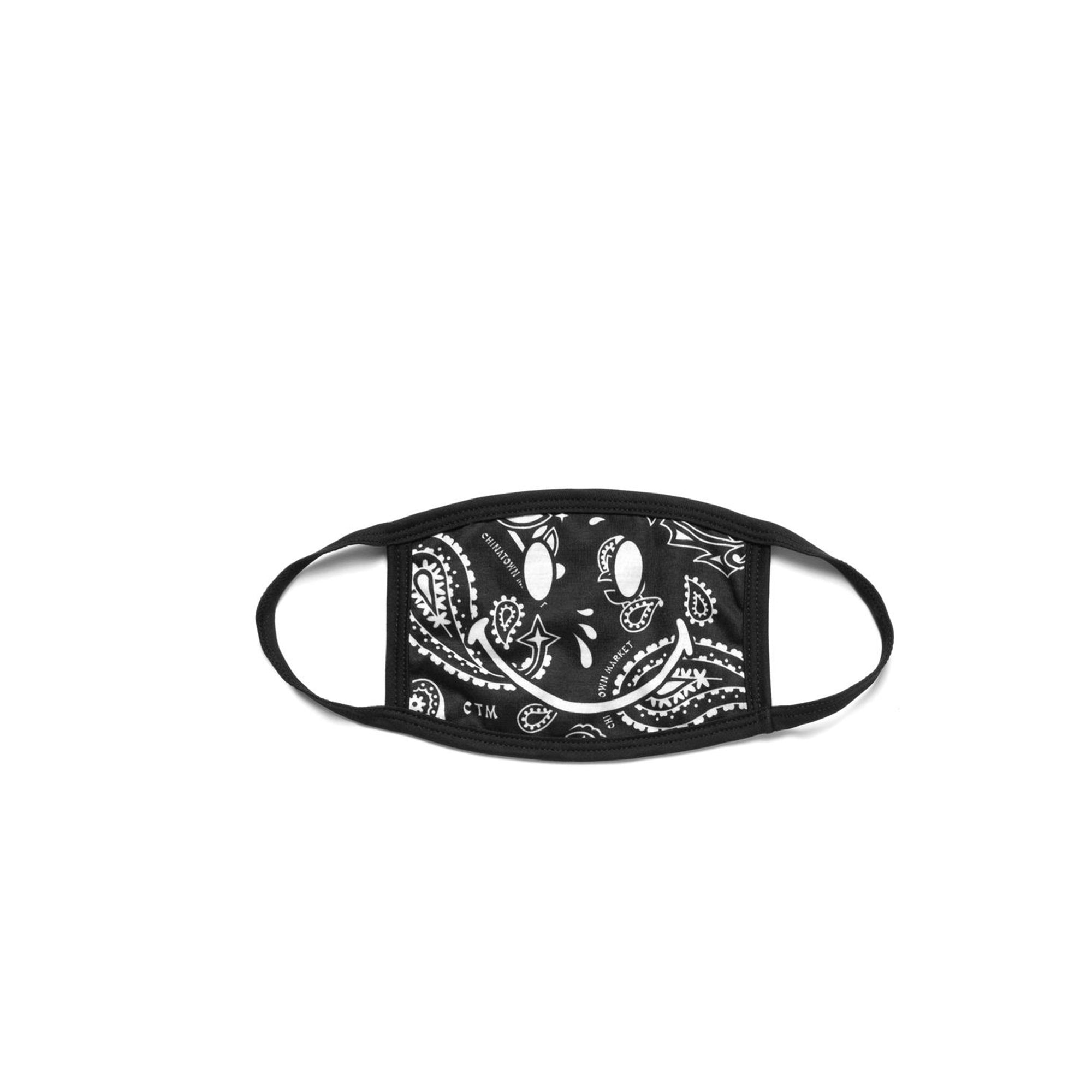 Chinatown Market Smiley Paisley Face Mask