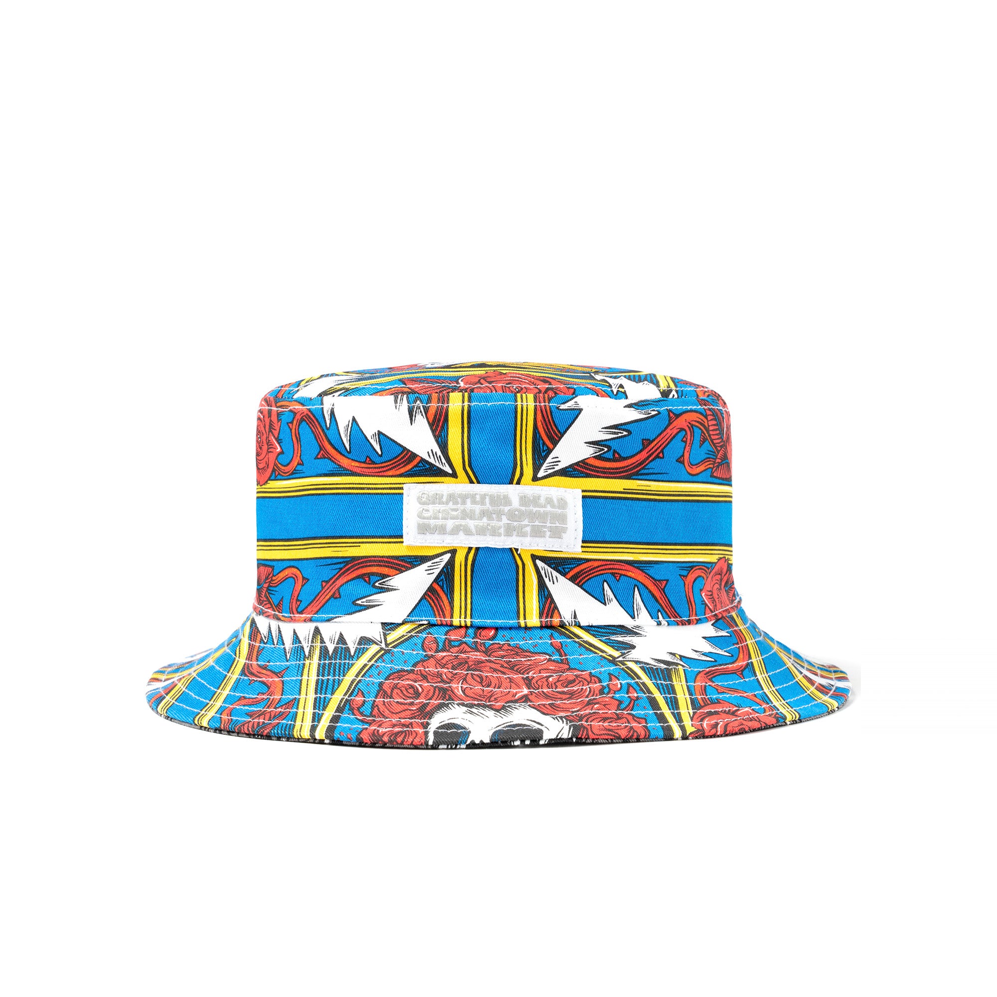 Chinatown Market Mens 'Multi' Border Bandana Bucket Hat