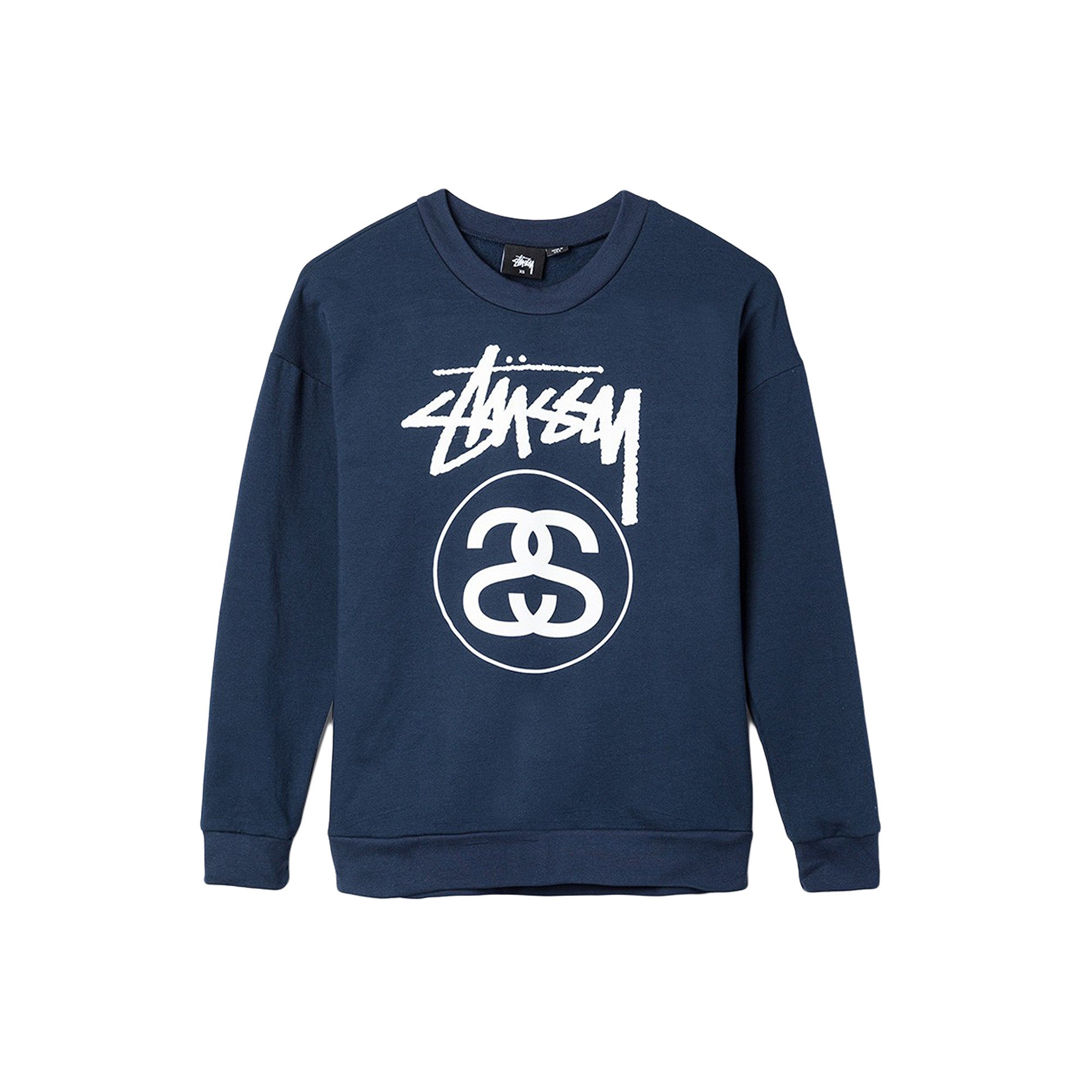 Stussy Women's Stock Link Classic Crew - Navy