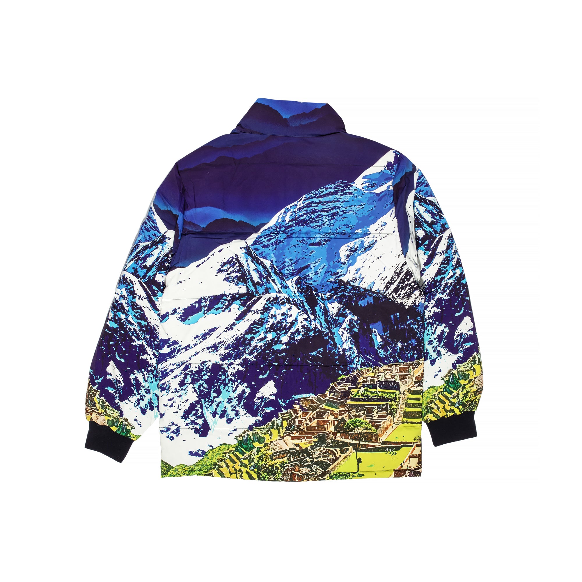 Paper Plane Mens Elevation Puffer Jacket 'Sapphire Skies'